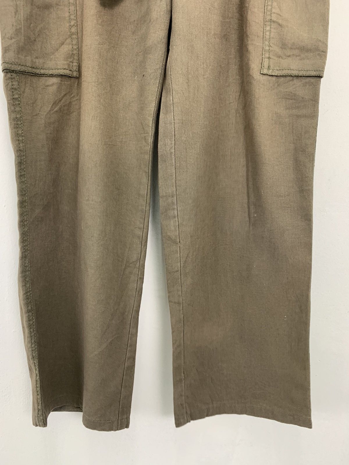 Japanese Brand Cargo Pants Bical Bind Multipocket Streetwear Pants W/Belt Size US 31 - 3 Thumbnail
