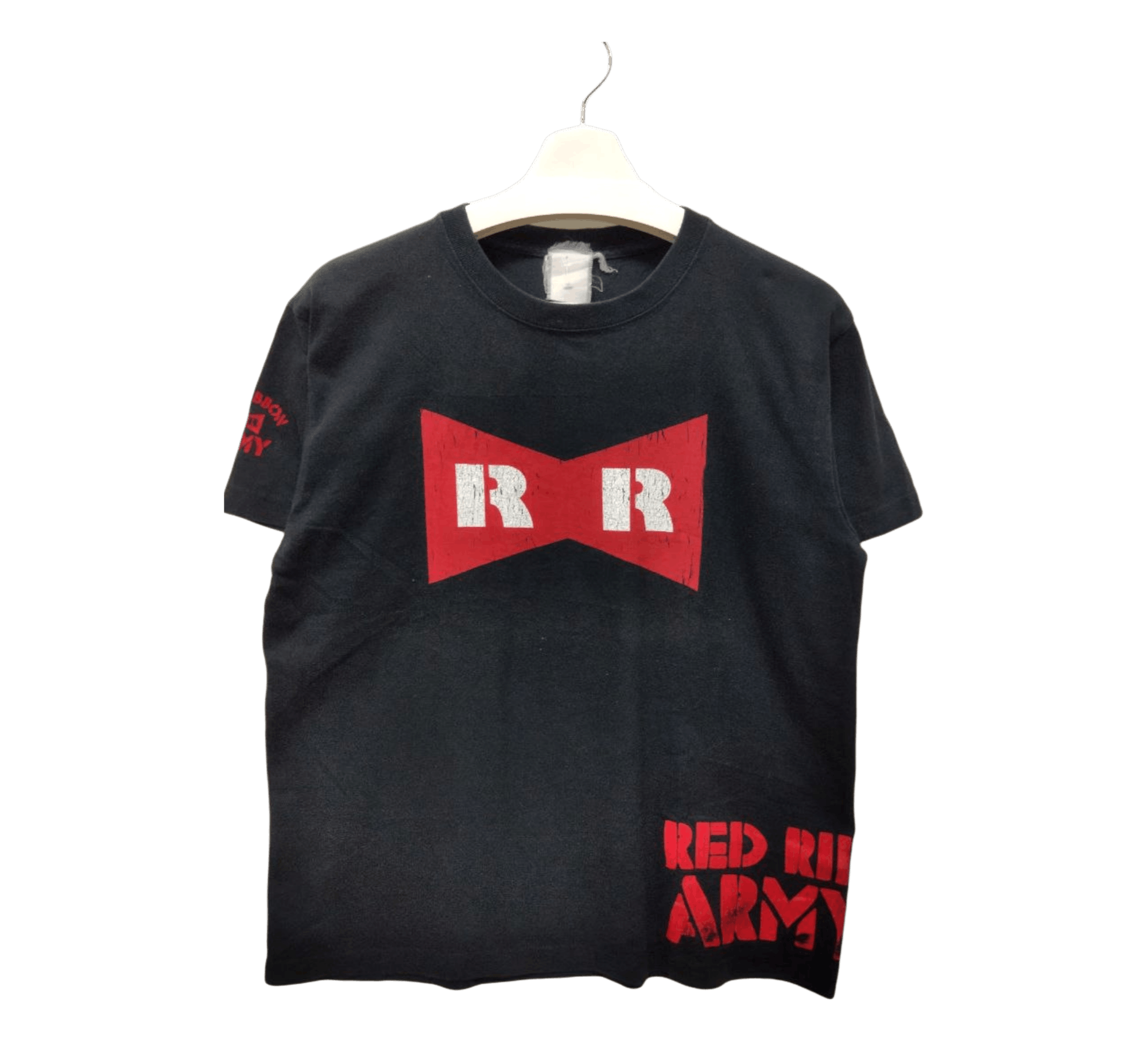 image of Anima vintage Dragon Ball Red Ribbon Army Tshirt in Black, Men's (Size Medium)