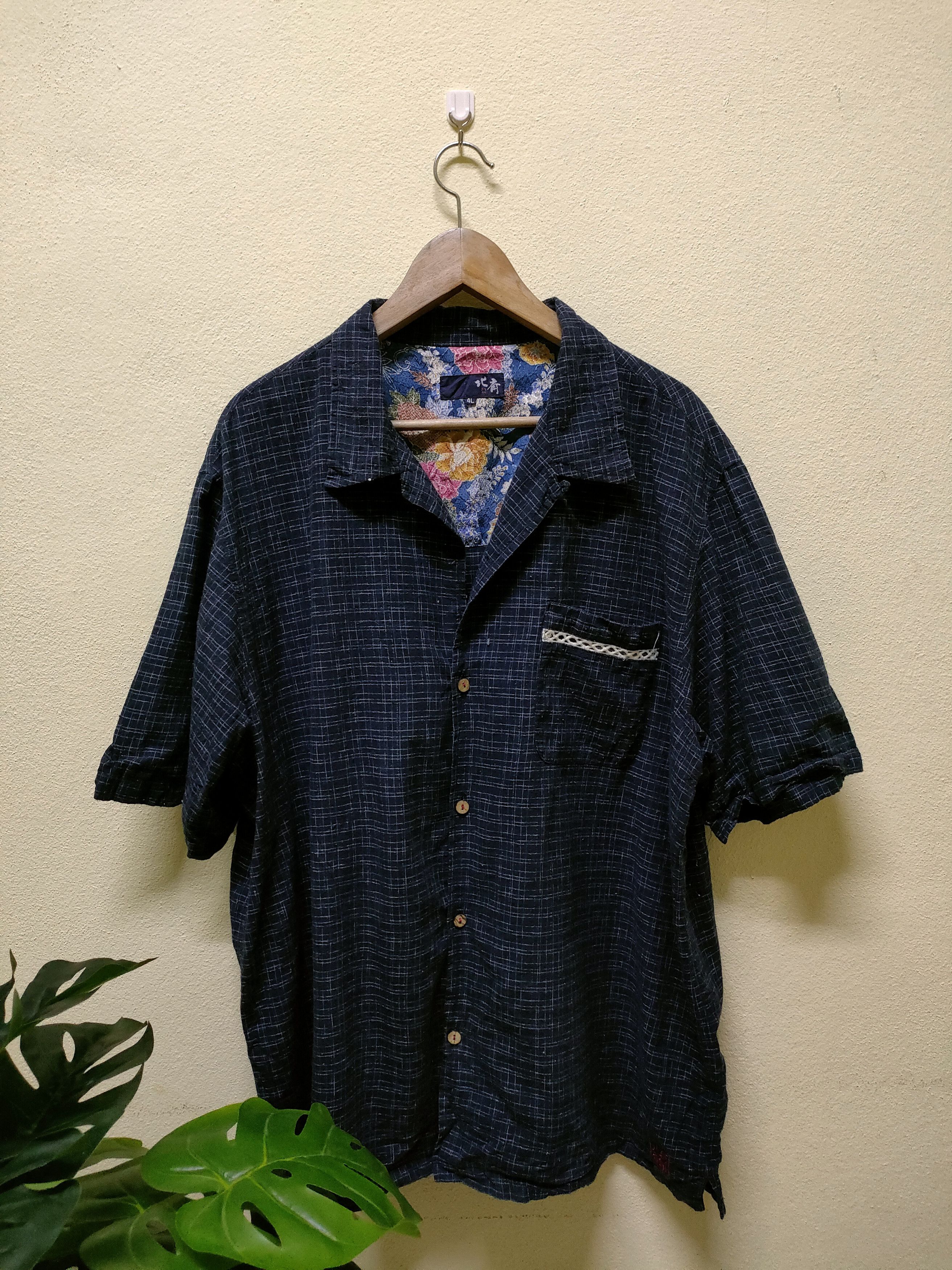 Japanese Brand Sukajan Backprint Button Ups Shirt Size US XXL / EU 58 / 5 - 6 Thumbnail