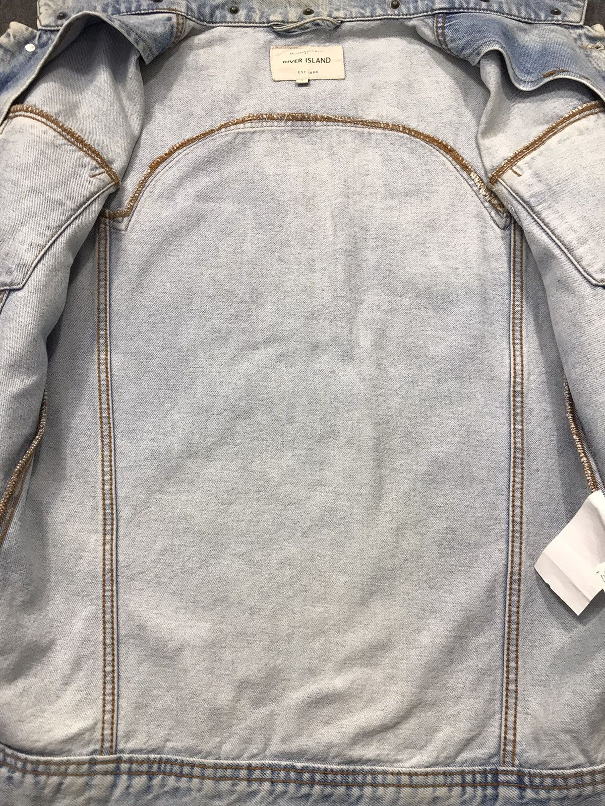 River Island River Island Est 1988 Faded Colour Jaket Jeans Design Size US M / EU 48-50 / 2 - 8 Thumbnail