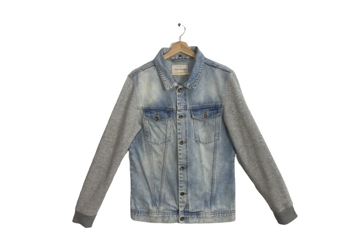 River Island River Island Est 1988 Faded Colour Jaket Jeans Design Grailed