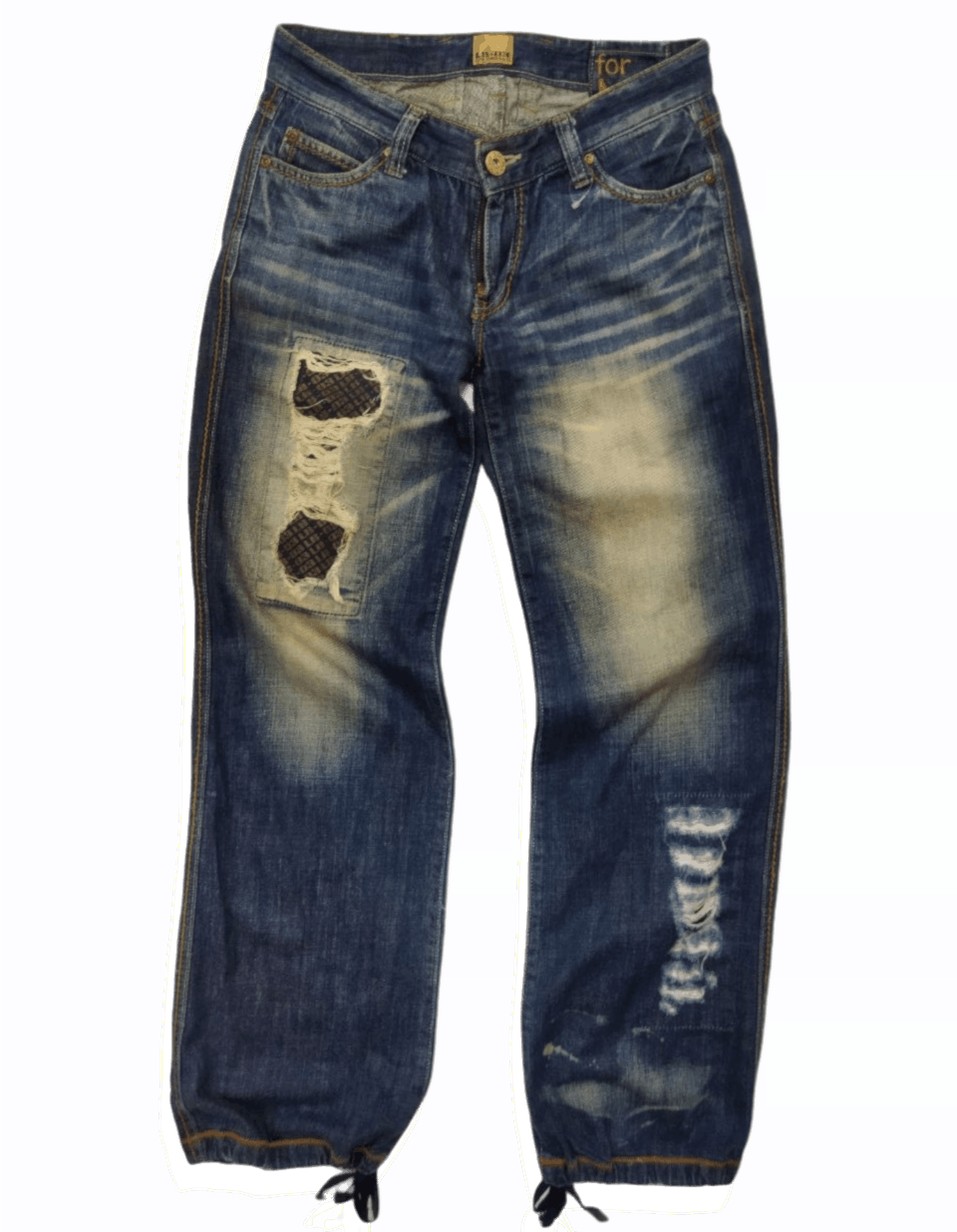 Japanese Brand LB-03 Distressed Jeans