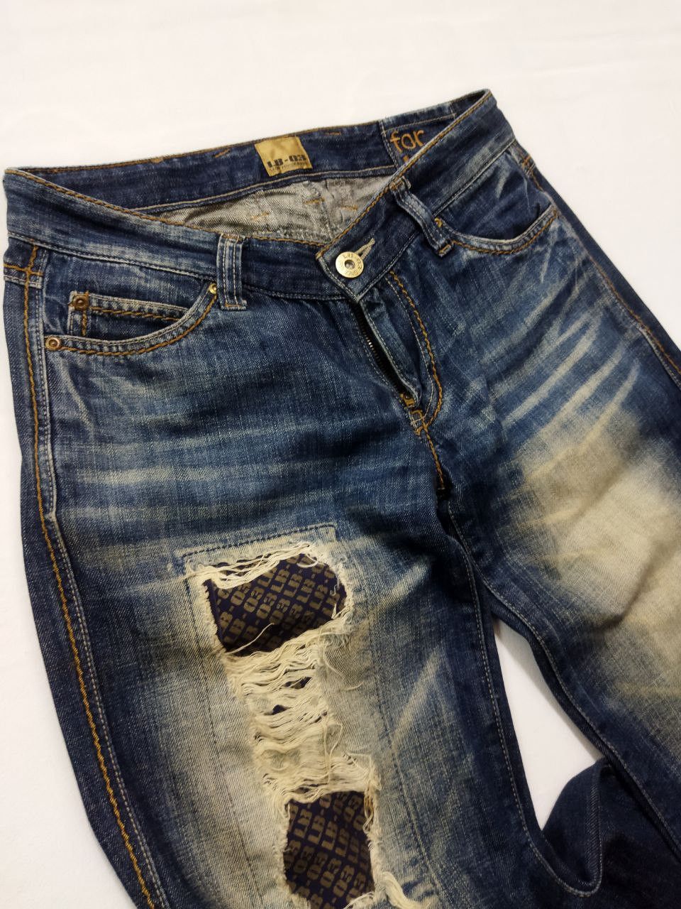 Japanese Brand Japanese Brand LB-03 Distressed Jeans Size US 29 - 9 Thumbnail