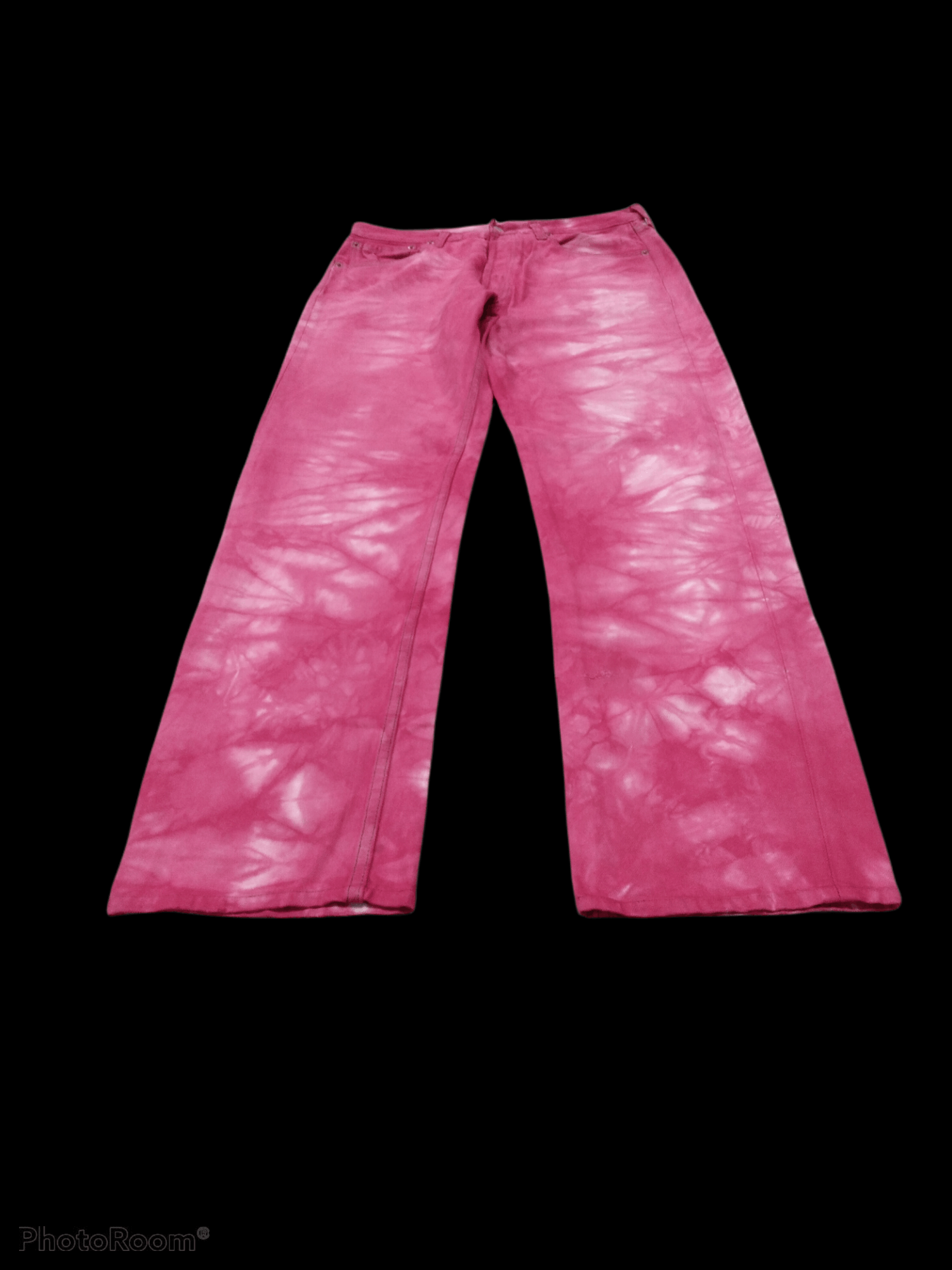Levi's Vintage Clothing DISTRESSED TIE DYE 9Os VINTAGE LEVIS 501 DENIM PANTS Size US 32 / EU 48 - 3 Thumbnail