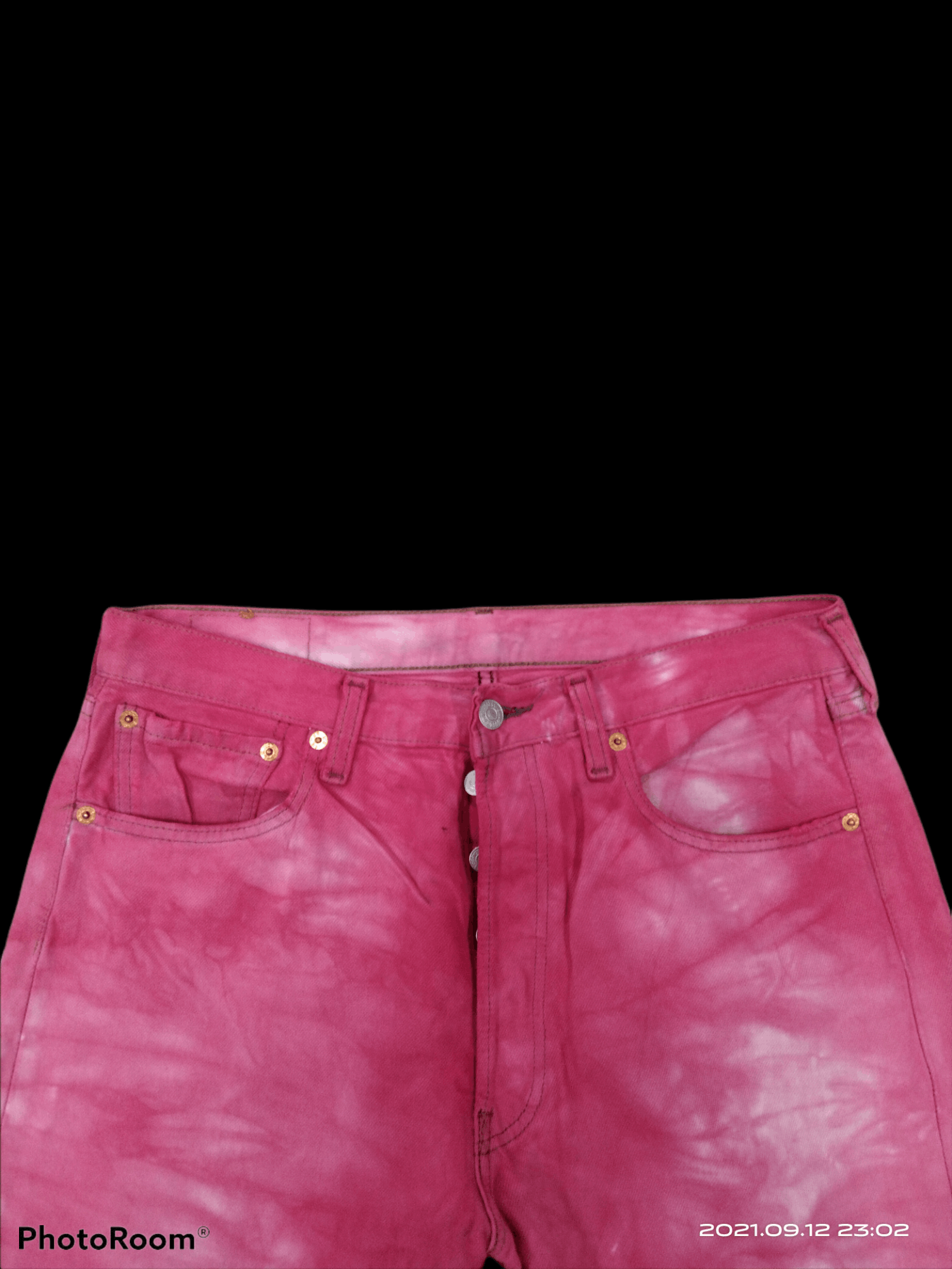 Levi's Vintage Clothing DISTRESSED TIE DYE 9Os VINTAGE LEVIS 501 DENIM PANTS Size US 32 / EU 48 - 5 Thumbnail