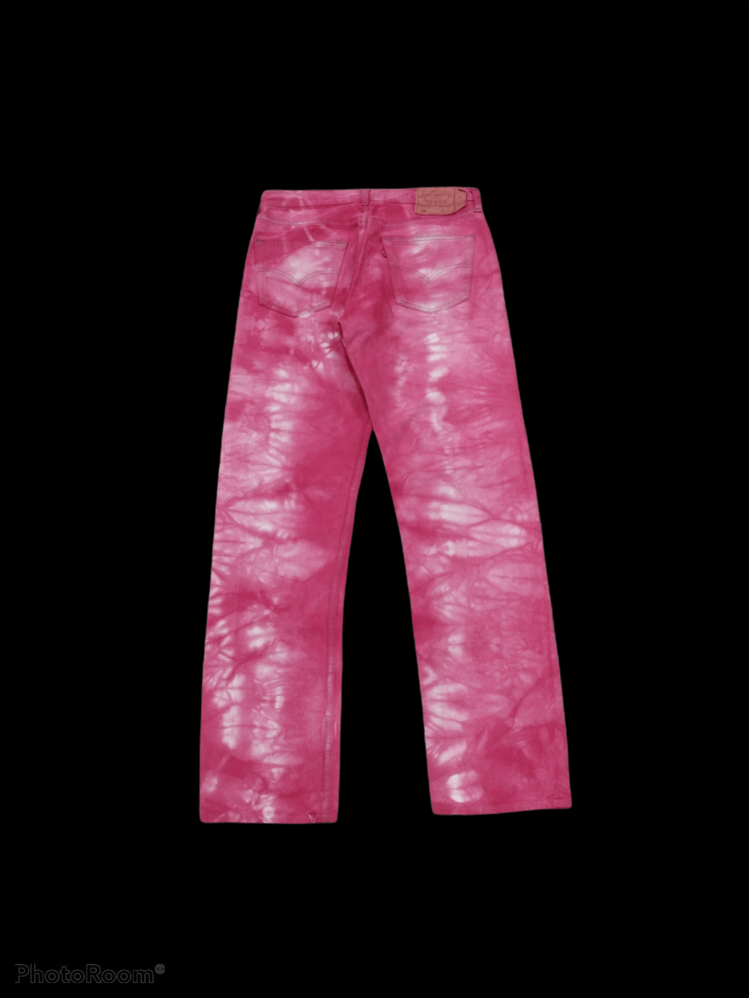 Levi's Vintage Clothing DISTRESSED TIE DYE 9Os VINTAGE LEVIS 501 DENIM PANTS Size US 32 / EU 48 - 2 Thumbnail