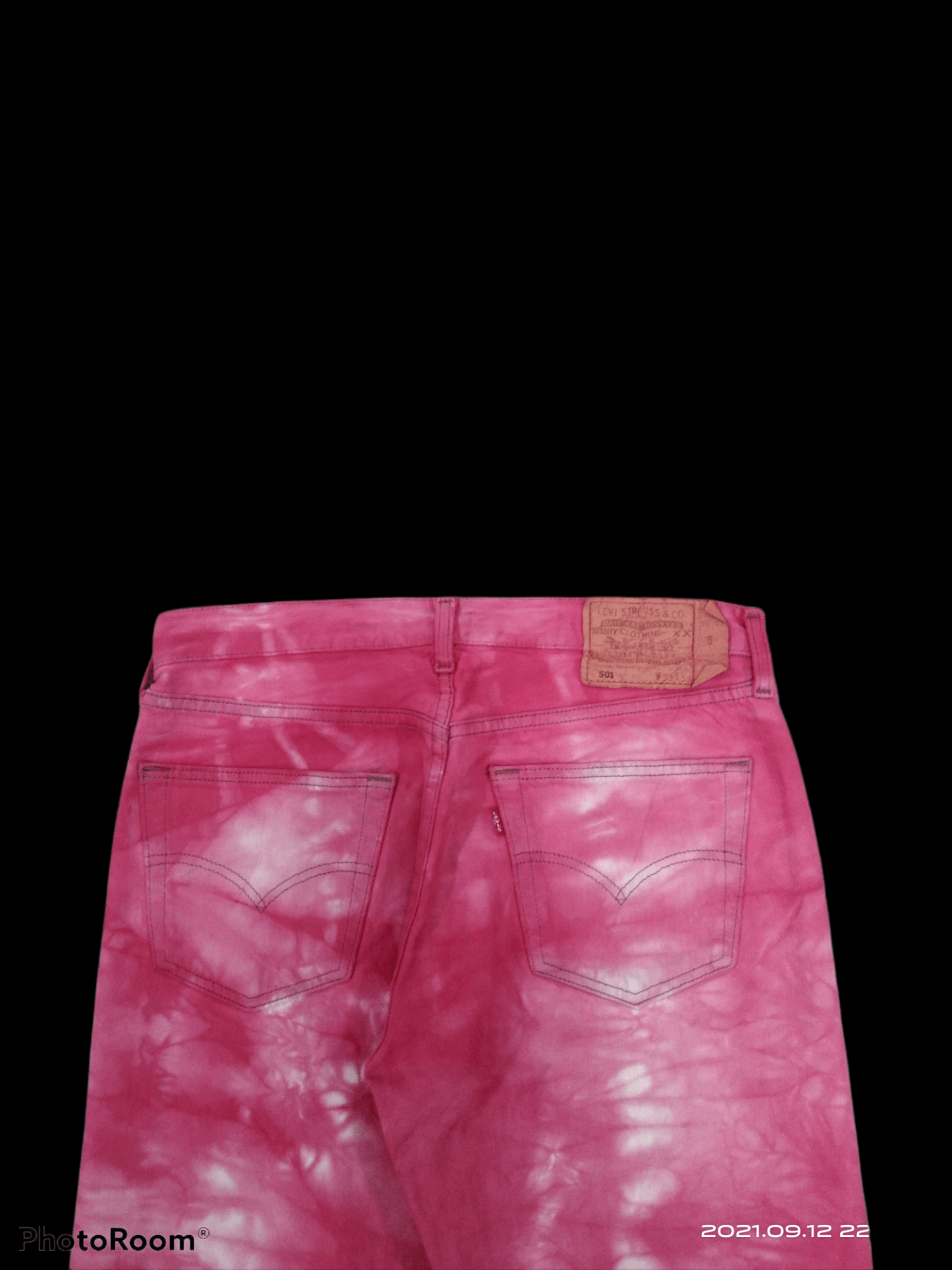 Levi's Vintage Clothing DISTRESSED TIE DYE 9Os VINTAGE LEVIS 501 DENIM PANTS Size US 32 / EU 48 - 6 Thumbnail