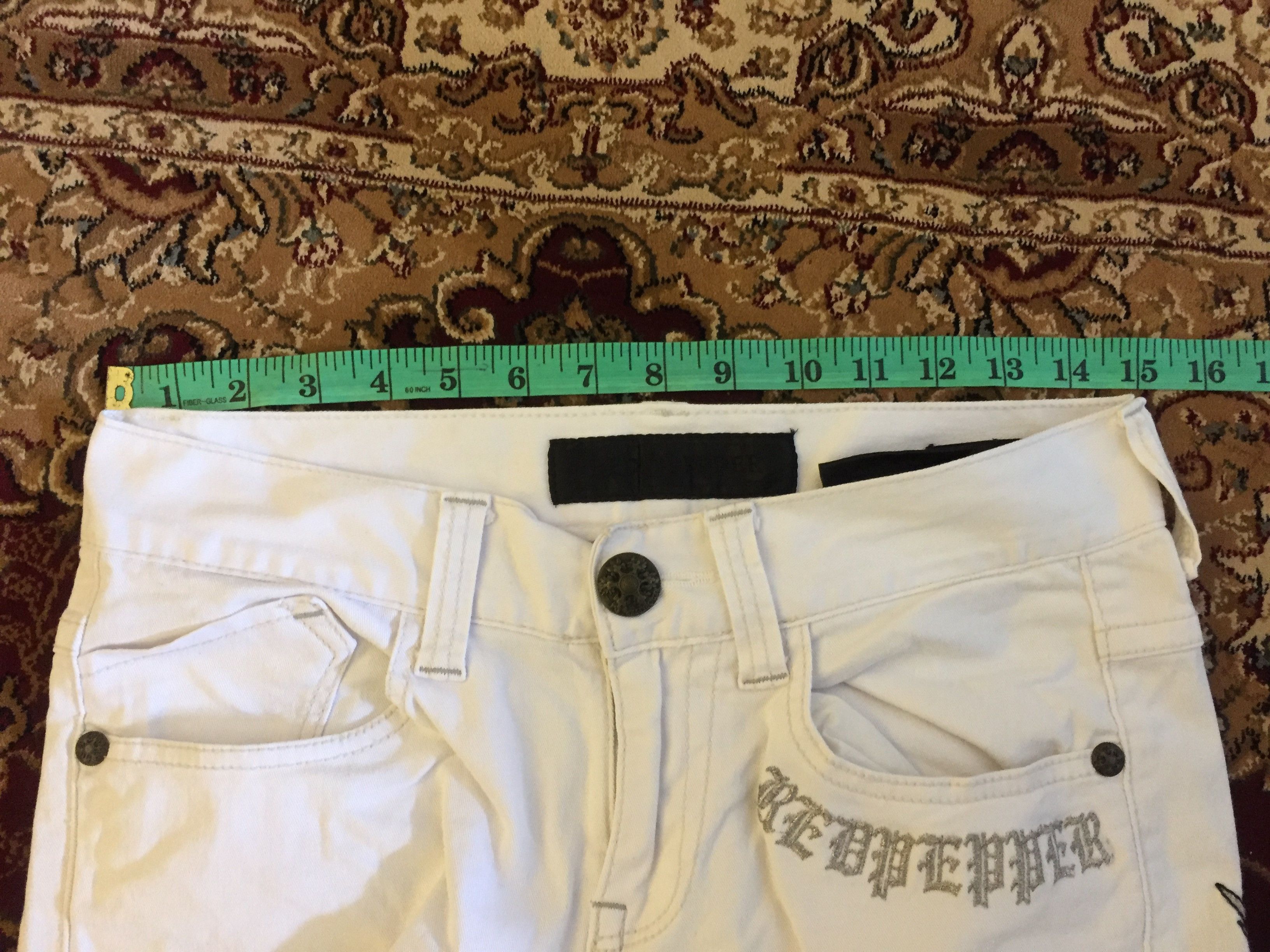 Other RED PEPPER x SEMANTIC DESIGN Japan Embroidered cros pants Size US 29 - 15 Thumbnail