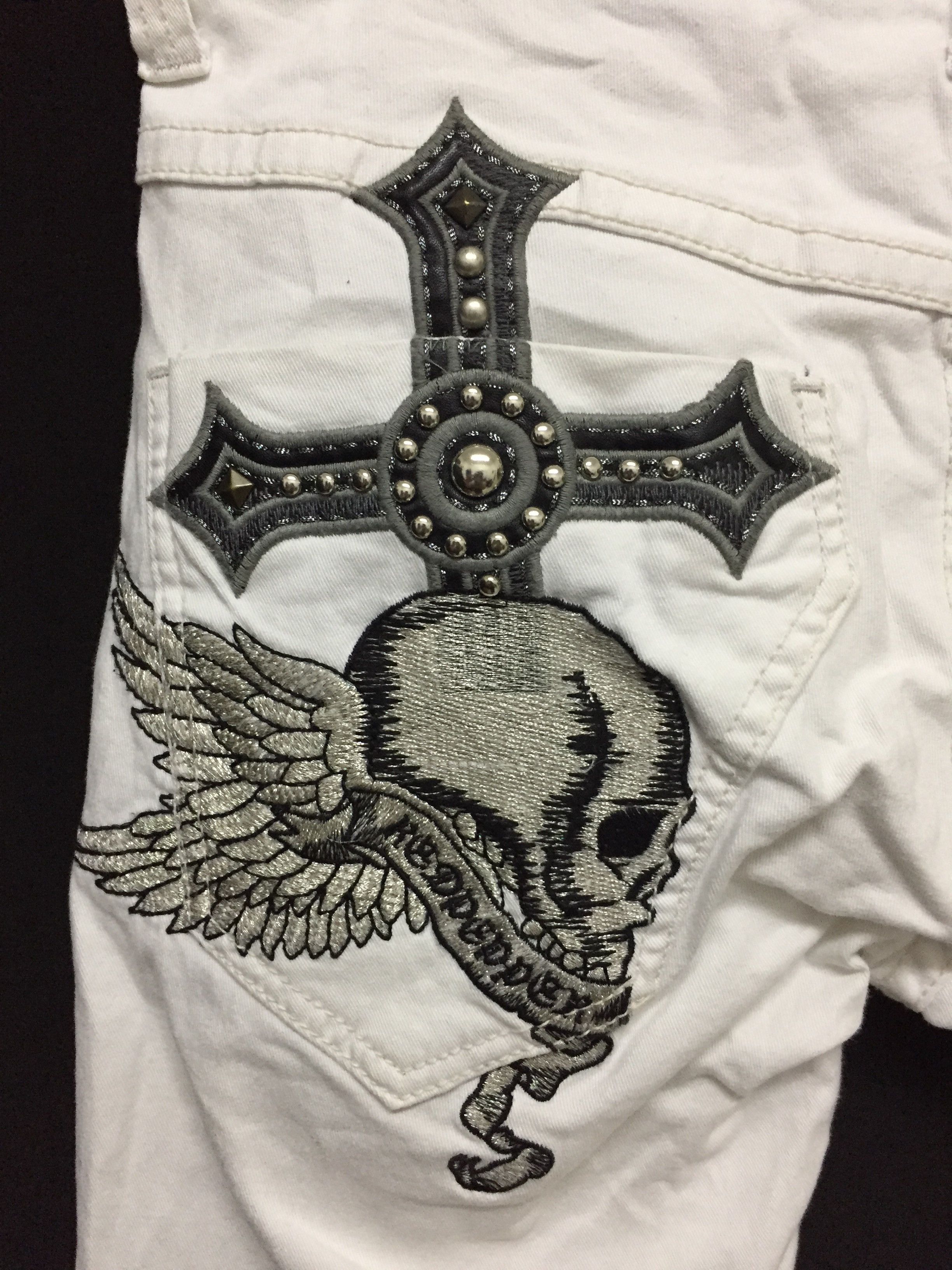 Other RED PEPPER x SEMANTIC DESIGN Japan Embroidered cros pants Size US 29 - 6 Thumbnail