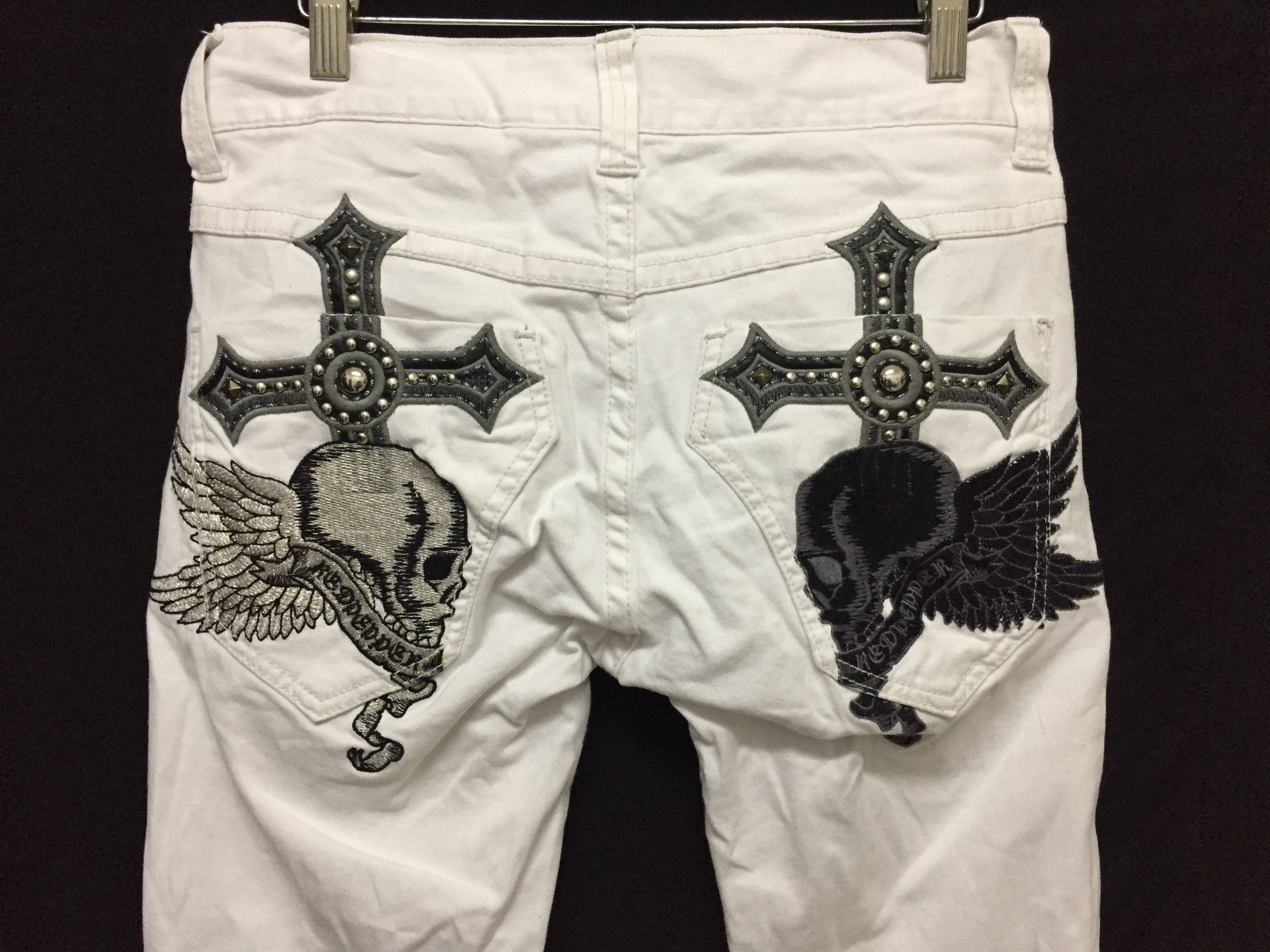 Other RED PEPPER x SEMANTIC DESIGN Japan Embroidered cros pants Size US 29 - 4 Thumbnail