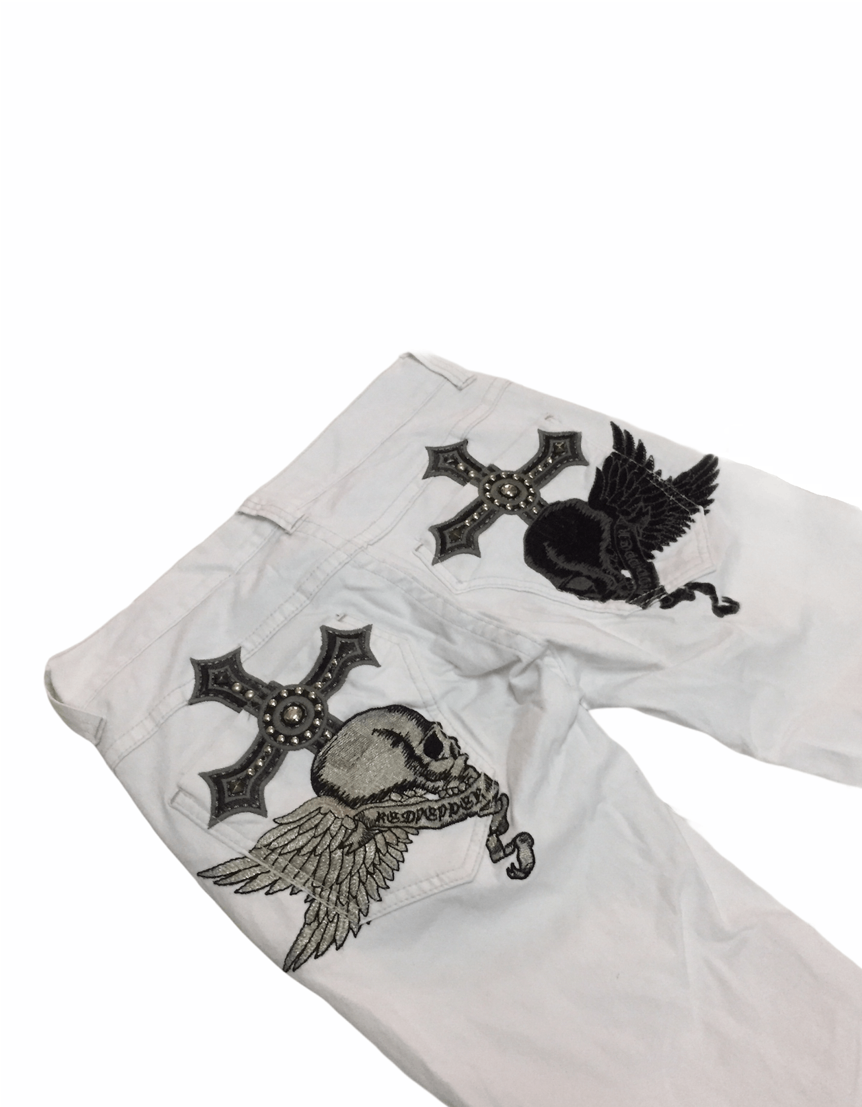 Other RED PEPPER x SEMANTIC DESIGN Japan Embroidered cros pants Size US 29 - 2 Thumbnail