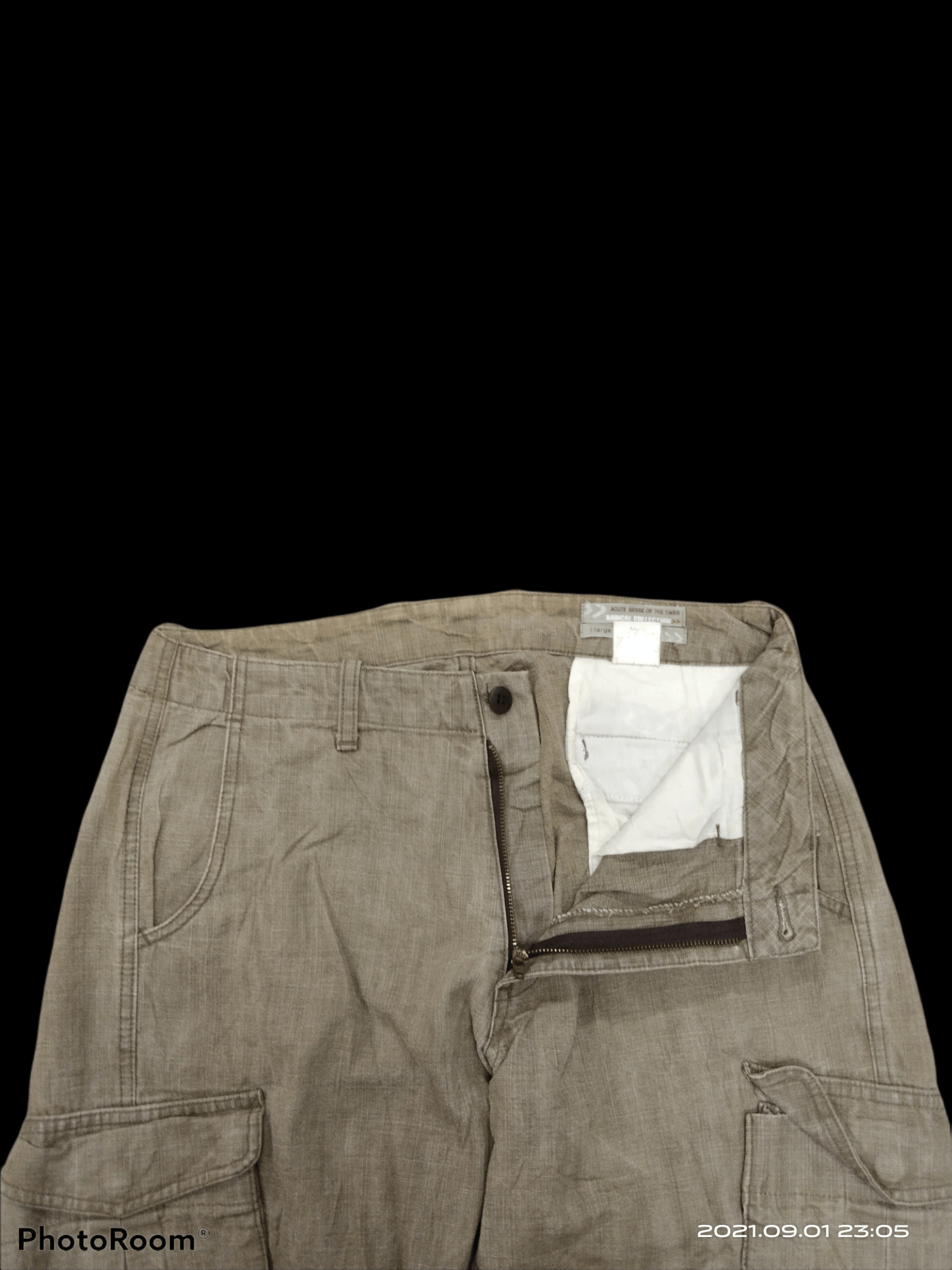 Japanese Brand FADE BROWN ACUTE SENSE OF THE TIMES CARGO PANTS Size US 32 / EU 48 - 6 Thumbnail
