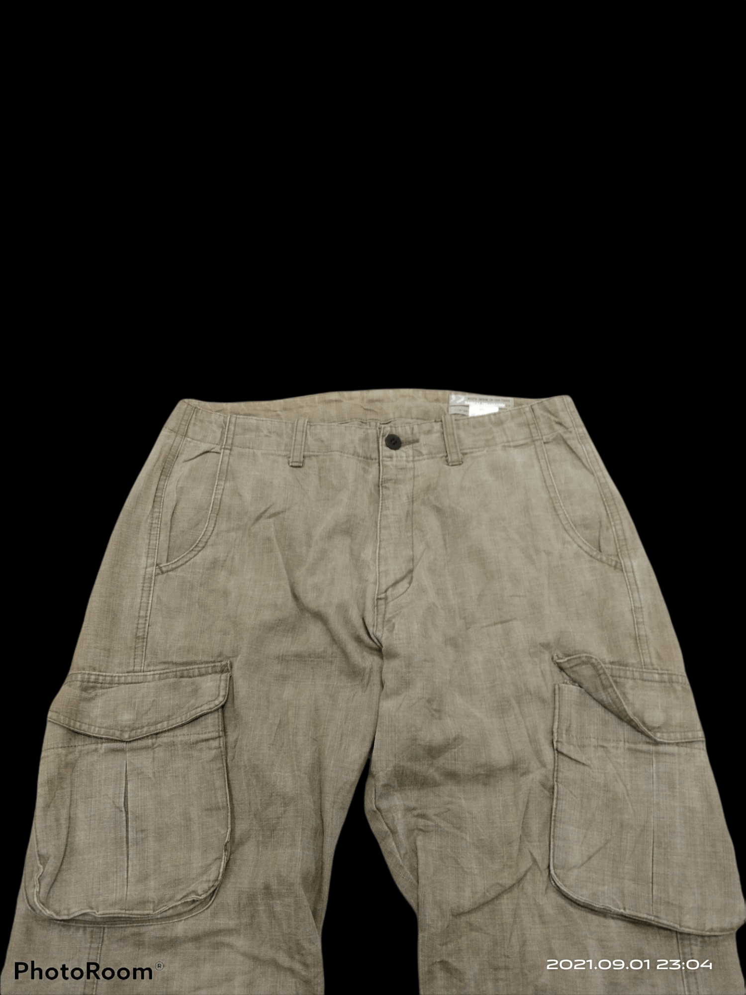 Japanese Brand FADE BROWN ACUTE SENSE OF THE TIMES CARGO PANTS Size US 32 / EU 48 - 4 Thumbnail