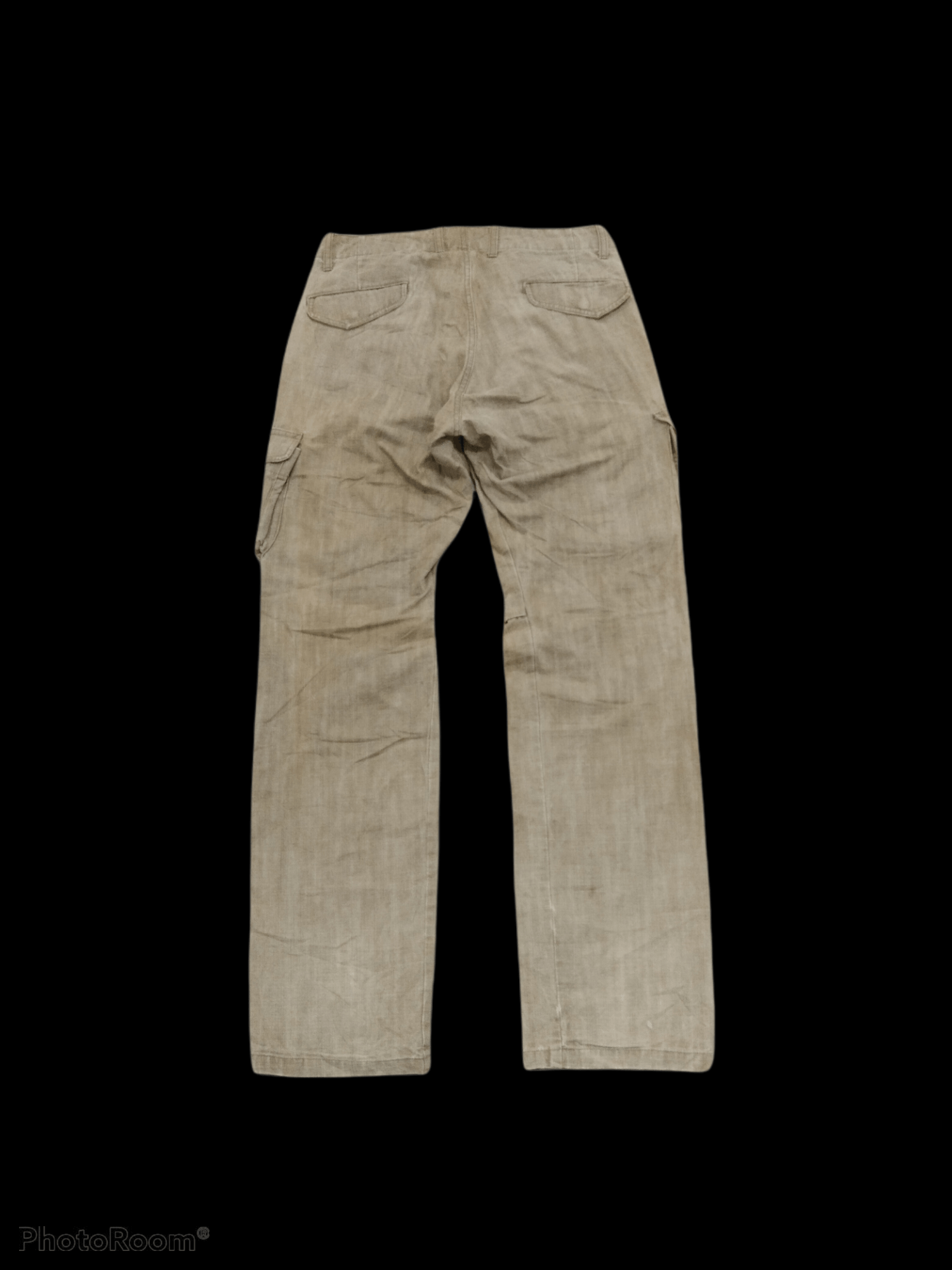 Japanese Brand FADE BROWN ACUTE SENSE OF THE TIMES CARGO PANTS Size US 32 / EU 48 - 2 Thumbnail