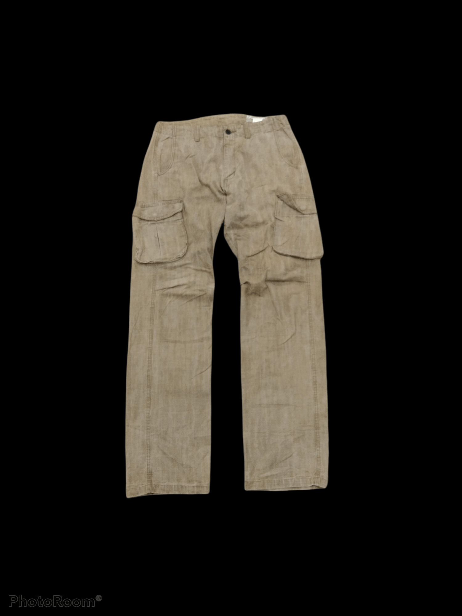 Japanese Brand FADE BROWN ACUTE SENSE OF THE TIMES CARGO PANTS Size US 32 / EU 48 - 1 Thumbnail
