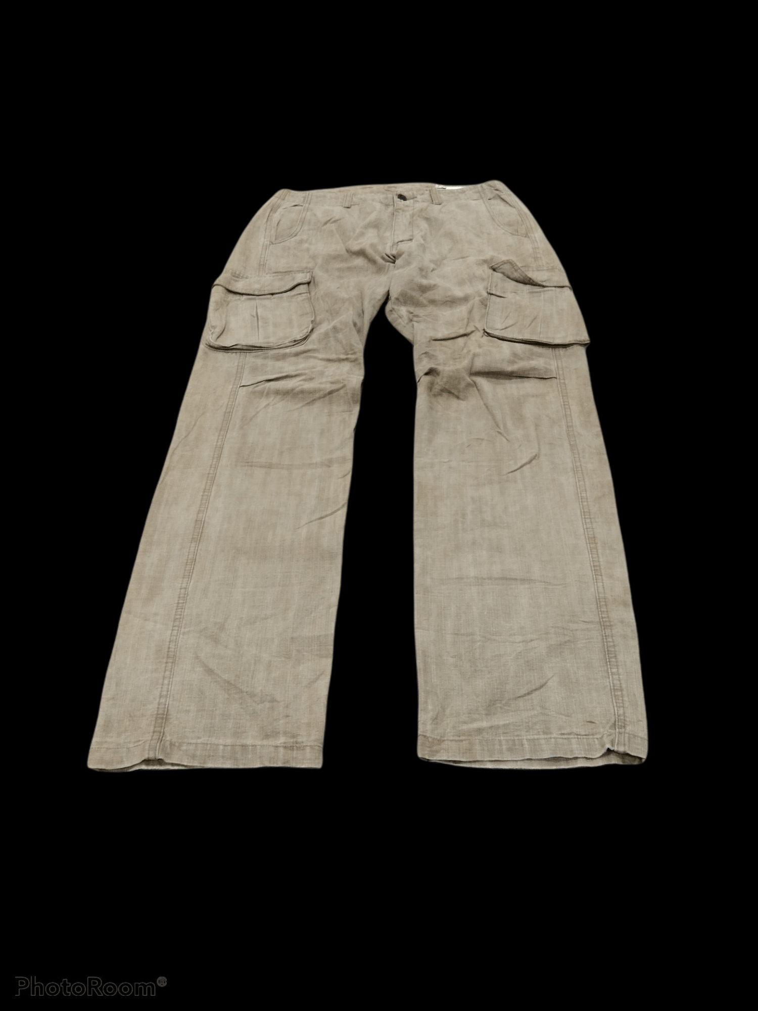 Japanese Brand FADE BROWN ACUTE SENSE OF THE TIMES CARGO PANTS Size US 32 / EU 48 - 3 Thumbnail
