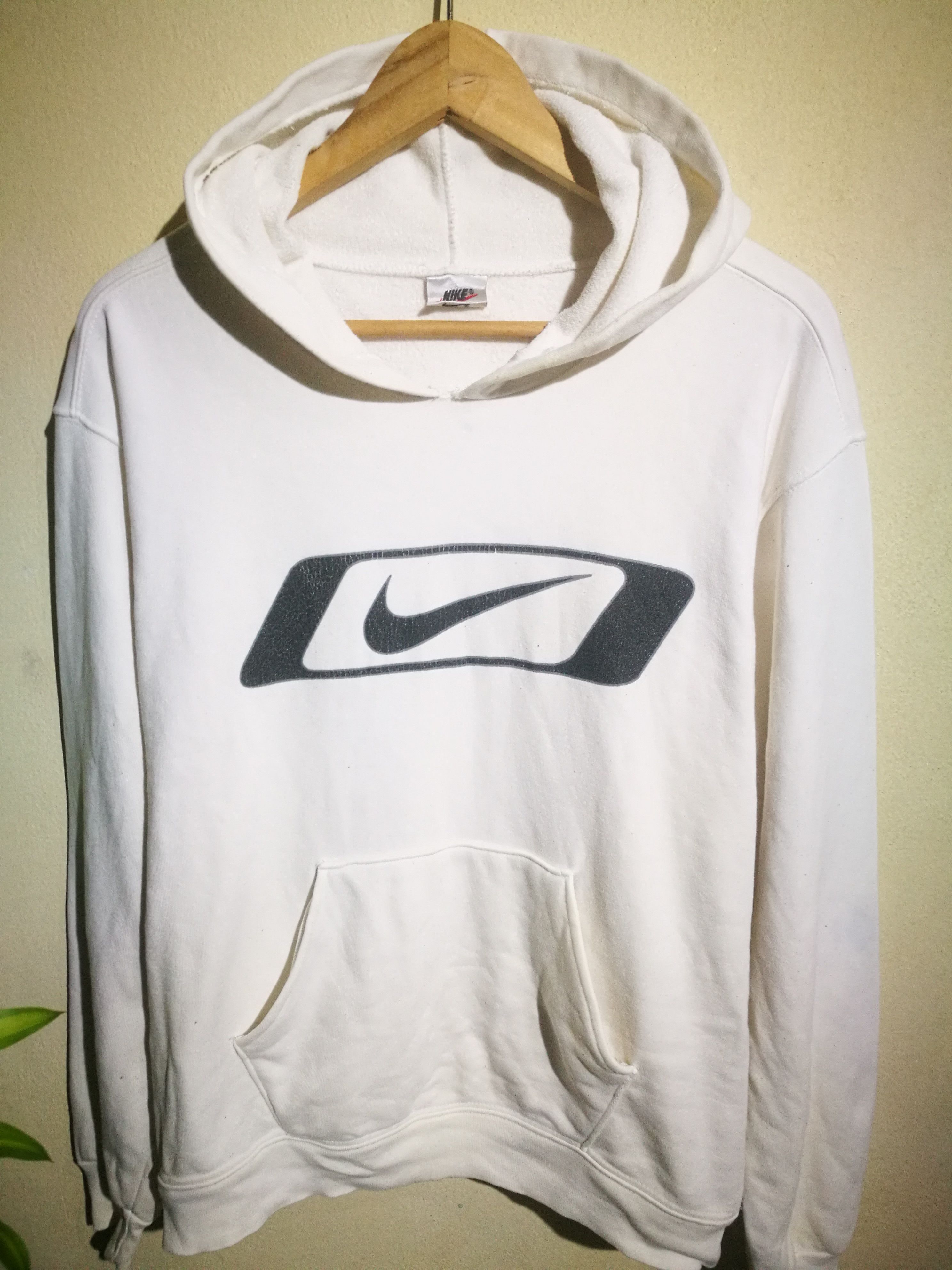 Nike × Vintage Vintage Nike Hoodie Big Swoosh Size US M / EU 48-50 / 2 - 6 Thumbnail