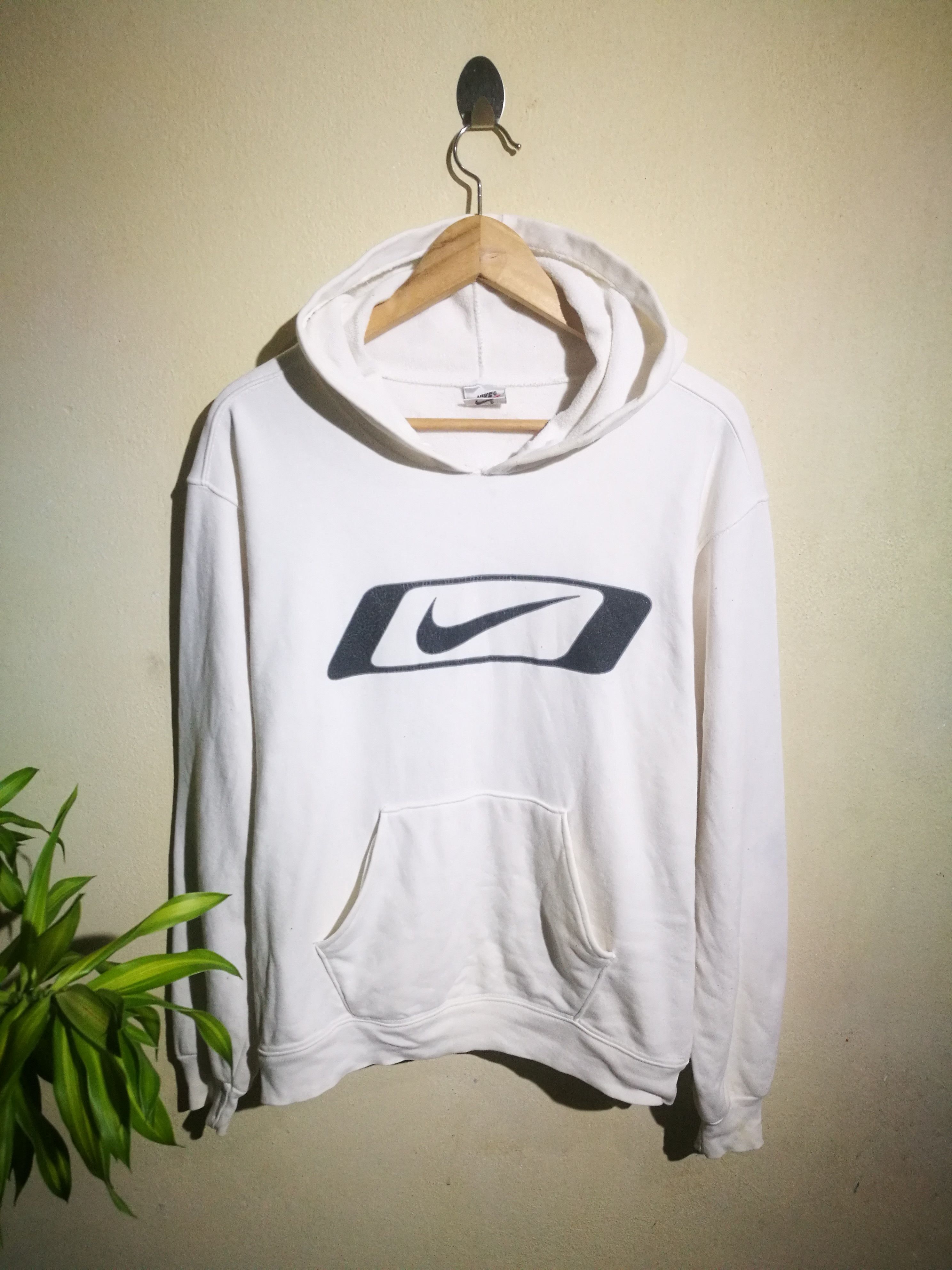 Nike × Vintage Vintage Nike Hoodie Big Swoosh Size US M / EU 48-50 / 2 - 1 Thumbnail