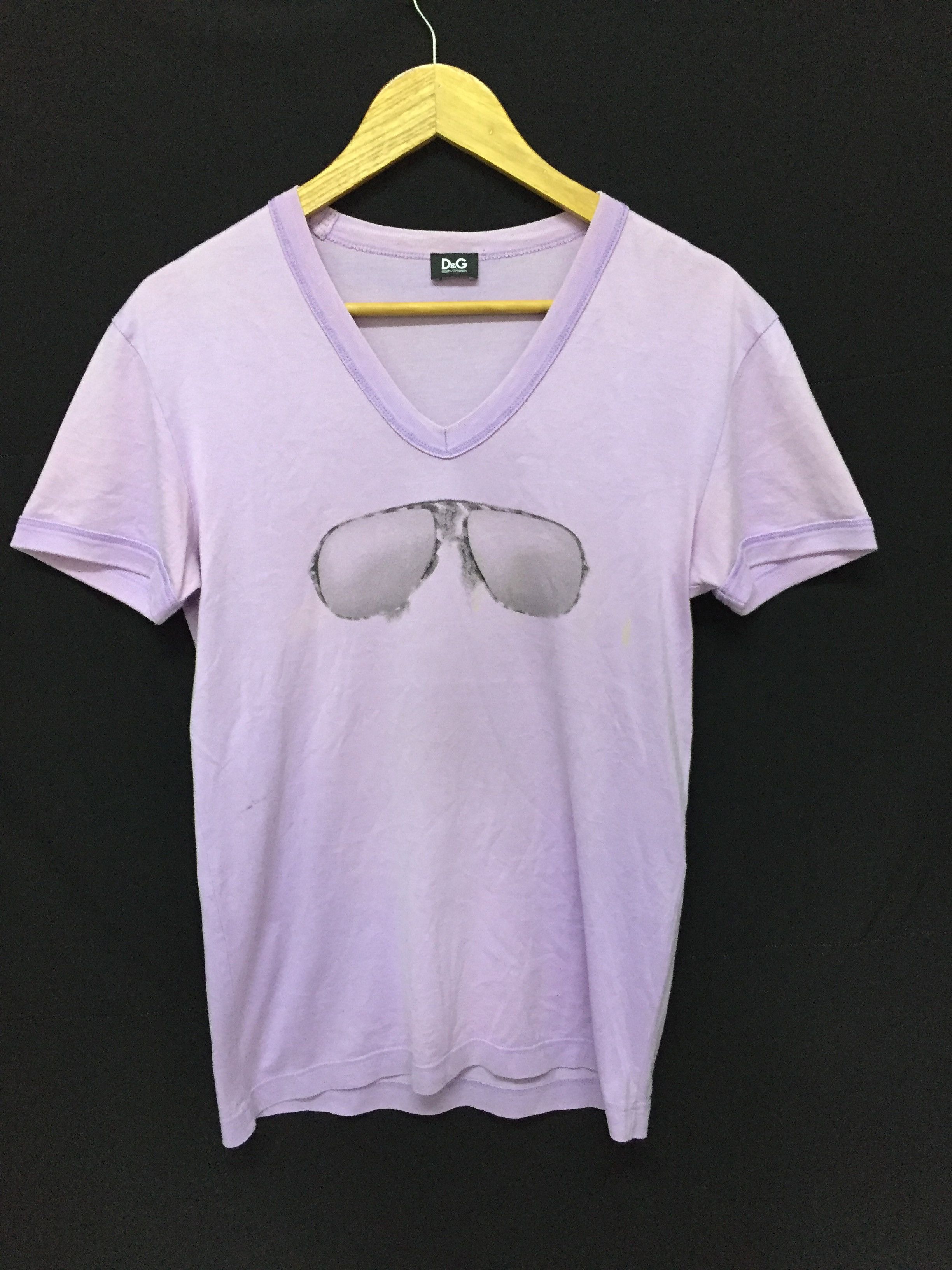 Dolce & Gabbana 2000s D&G Trompe L'Oeil sunglasses print shirt Size US S / EU 44-46 / 1 - 2 Thumbnail