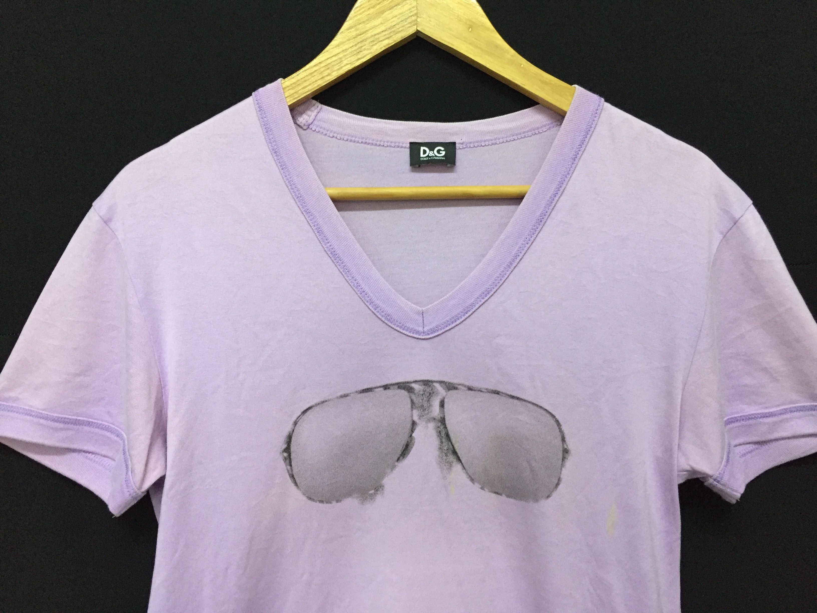 Dolce & Gabbana 2000s D&G Trompe L'Oeil sunglasses print shirt Size US S / EU 44-46 / 1 - 3 Thumbnail