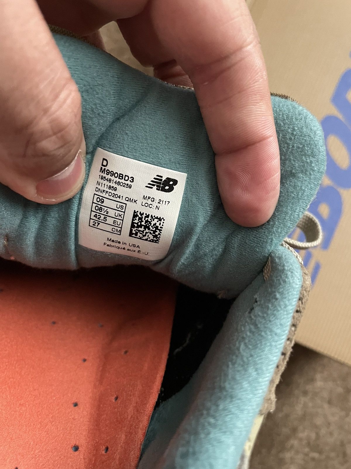 Bodega × New Balance New Balance 990v3 Bodega Here To Stay size 9 Size US 9 / EU 42 - 12 Thumbnail
