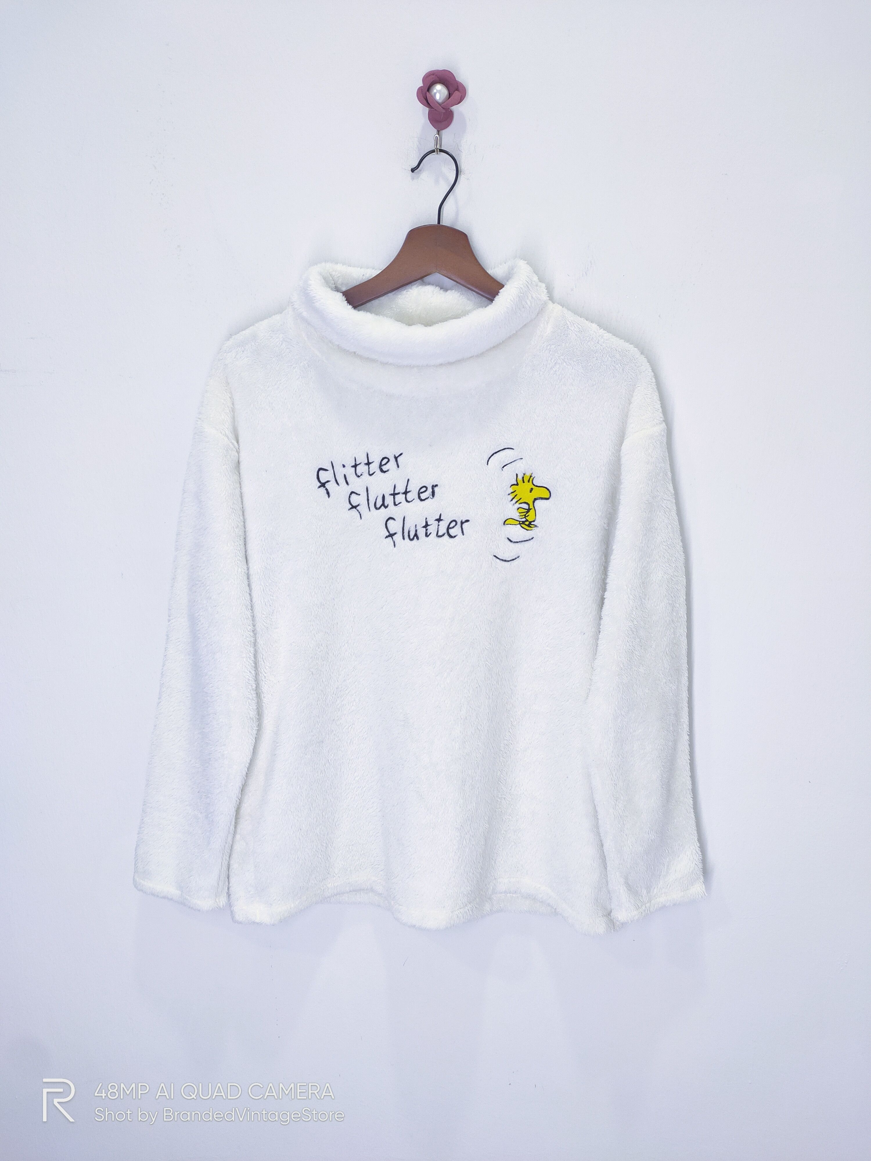 Japanese Brand × Peanuts × Uniqlo UNIQLO PEANUT KAW SherpaFleece Winter Turtleneck Sweatshirt Size US M / EU 48-50 / 2 - 1 Thumbnail