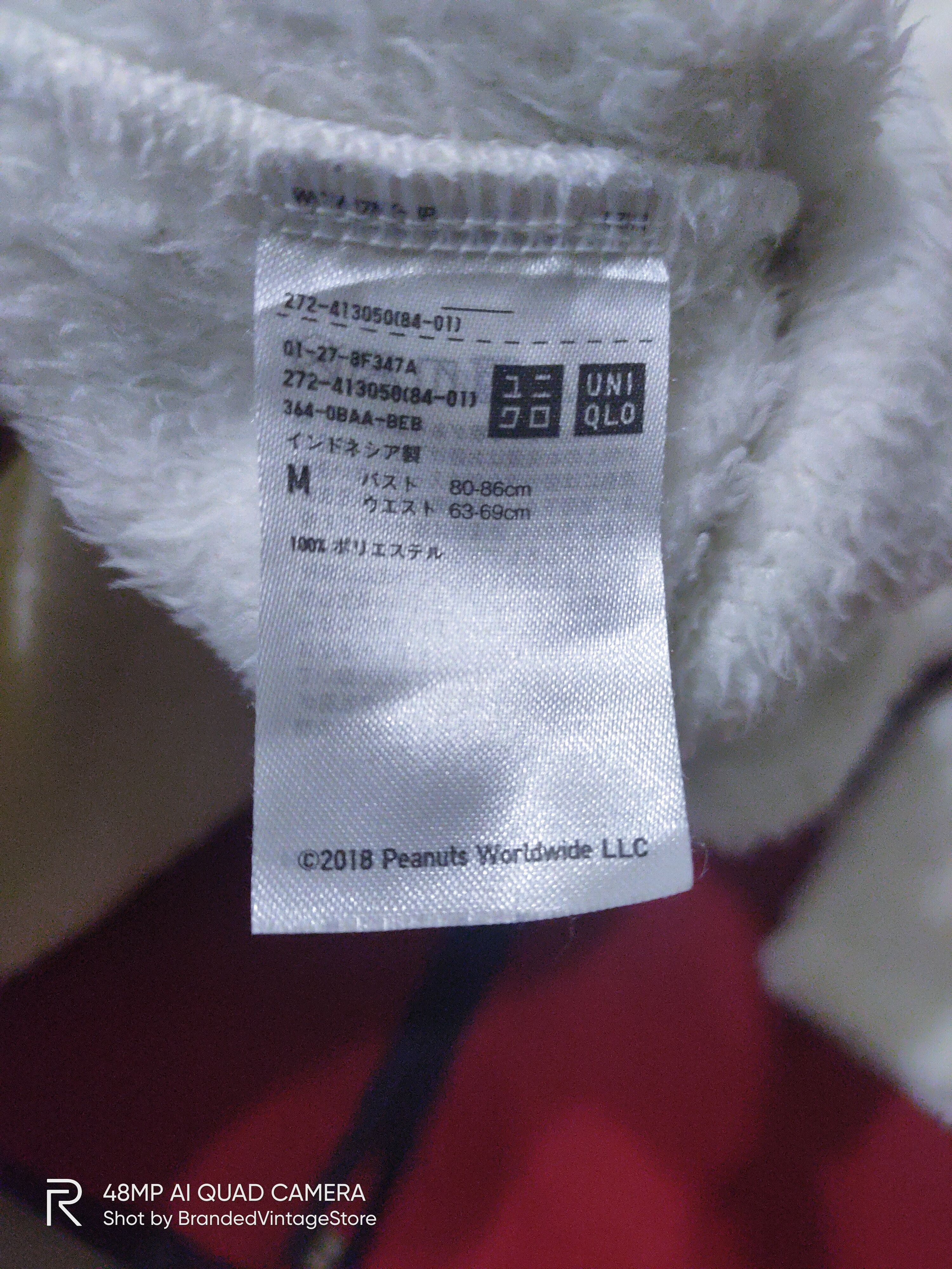 Japanese Brand × Peanuts × Uniqlo UNIQLO PEANUT KAW SherpaFleece Winter Turtleneck Sweatshirt Size US M / EU 48-50 / 2 - 6 Thumbnail