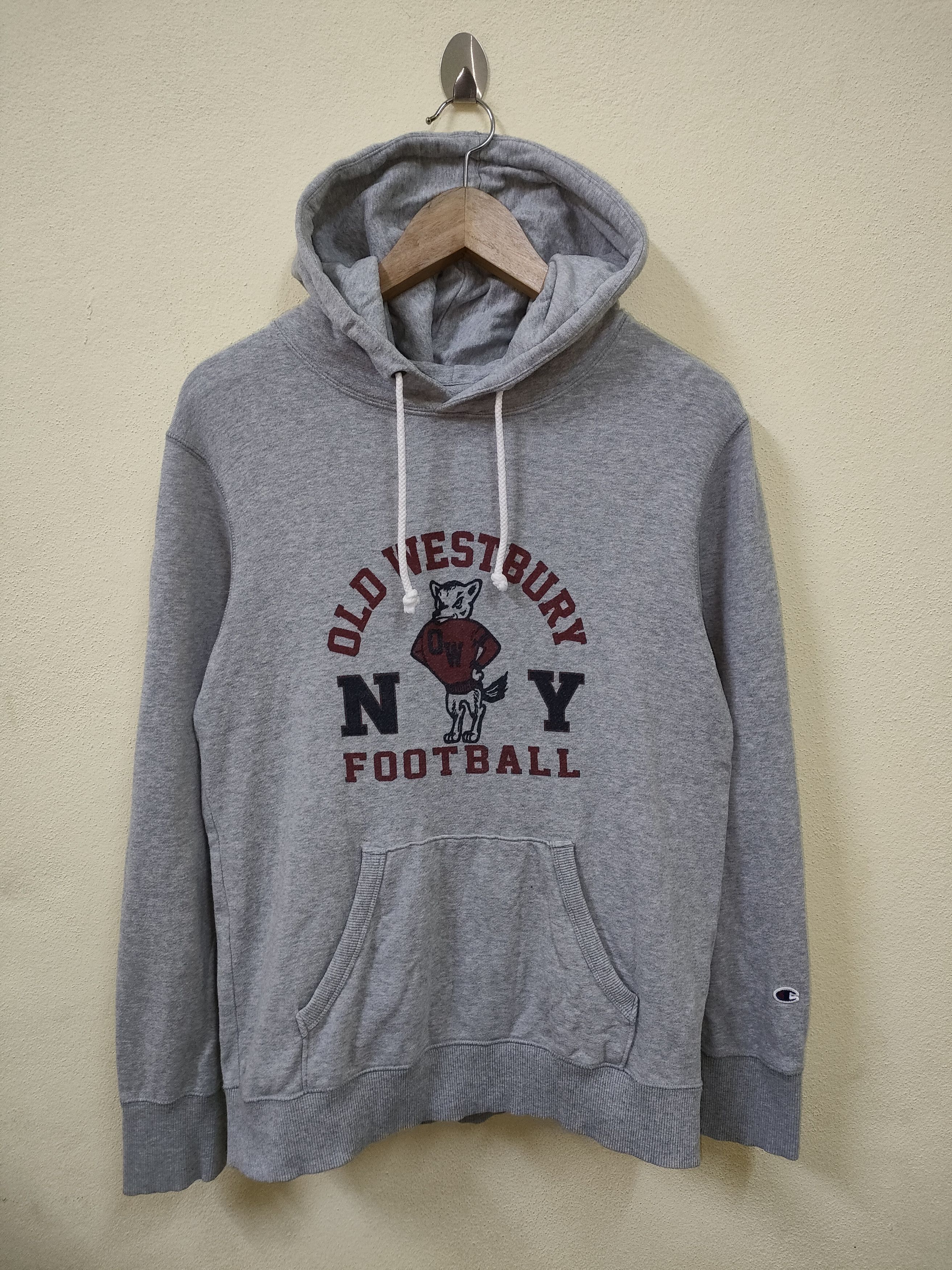 Champion × Vintage Vintage Champion Old Westbury Football Hoodie Size US L / EU 52-54 / 3 - 1 Thumbnail