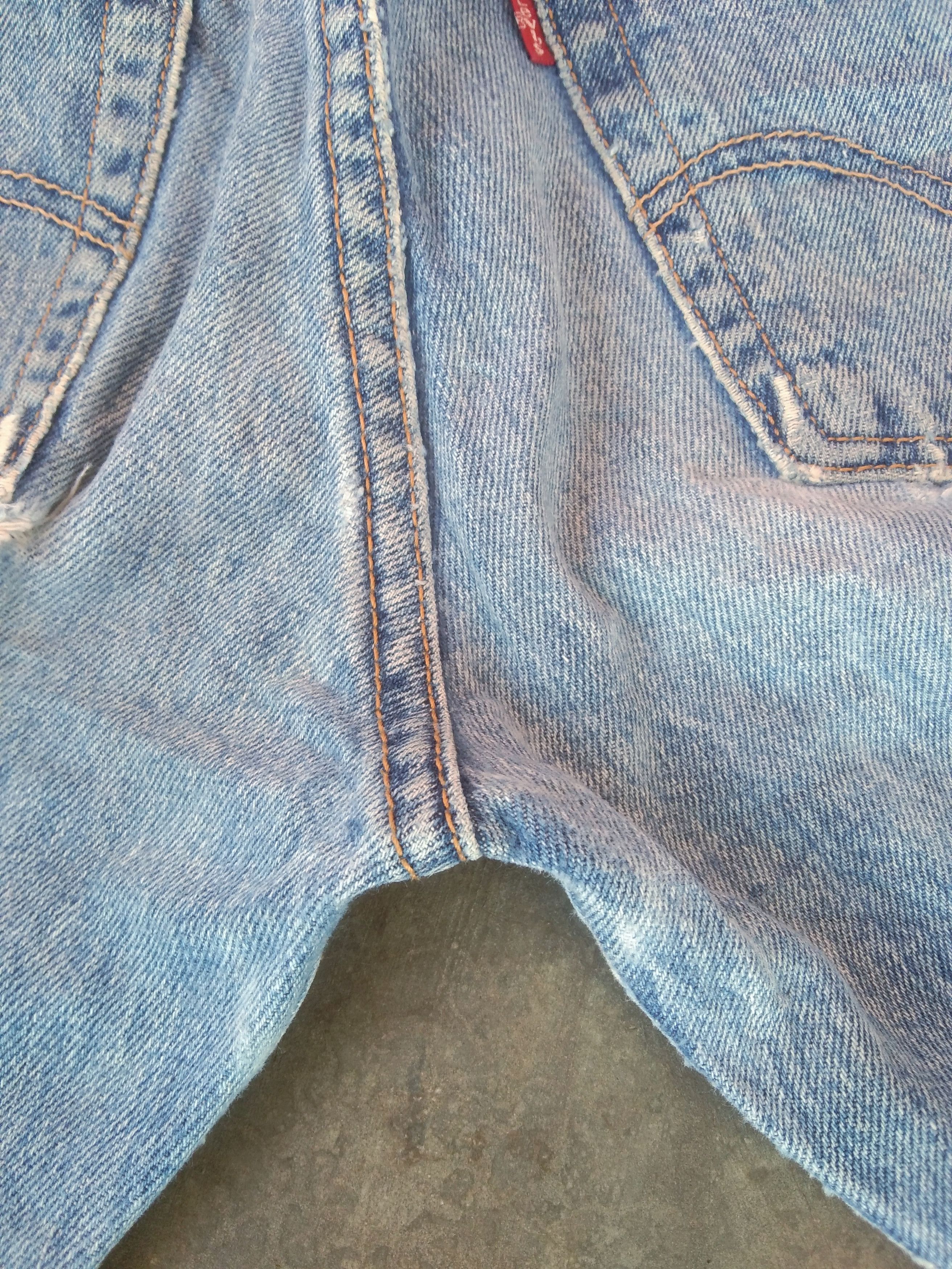 Levi's × Vintage Vintage Levis 501 Light Wash Distressed Jeans 27x31 Size US 27 - 6 Thumbnail
