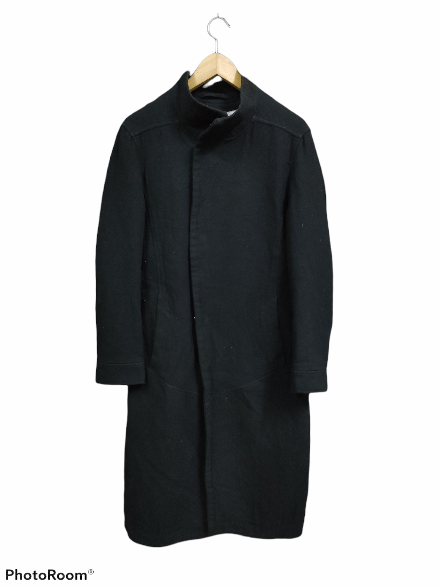 Armani × Emporio Armani Emporia Armani Virgin Wool Long Jacket Size US M / EU 48-50 / 2 - 1 Thumbnail