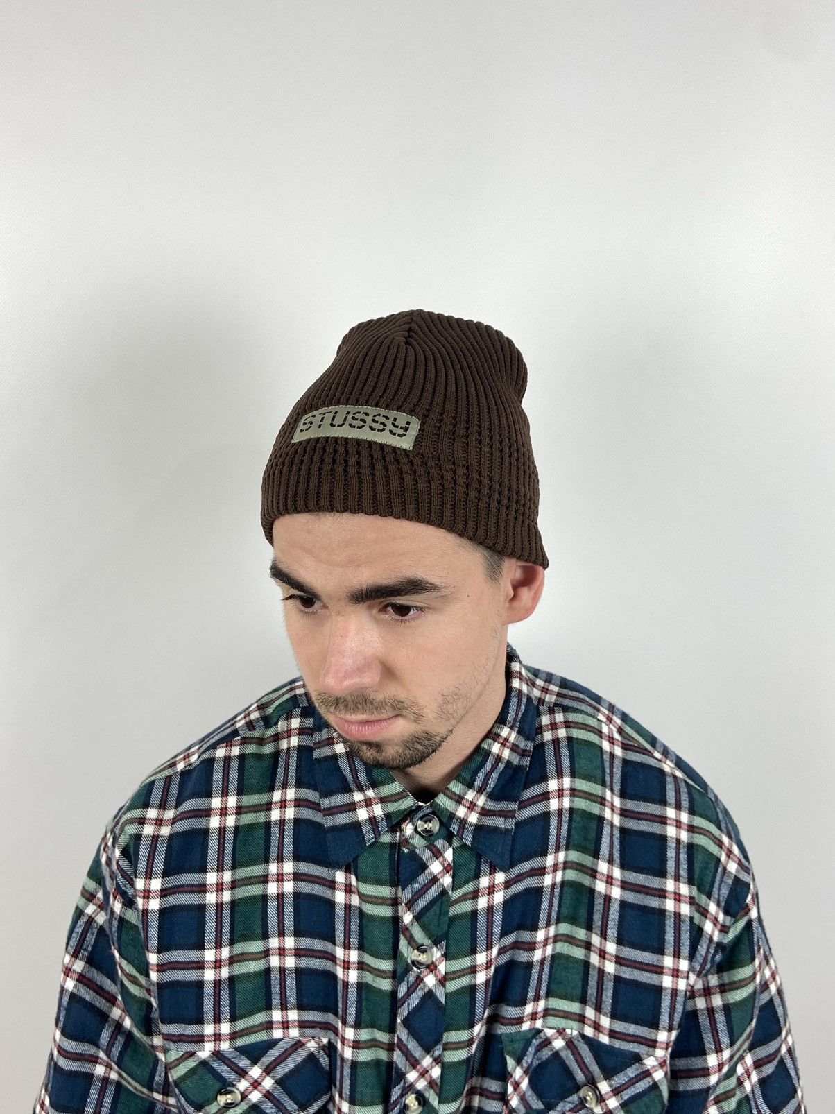 Stussy Vintage Stussy Beanie Brown Hats Made In USA Size ONE SIZE - 1 Thumbnail