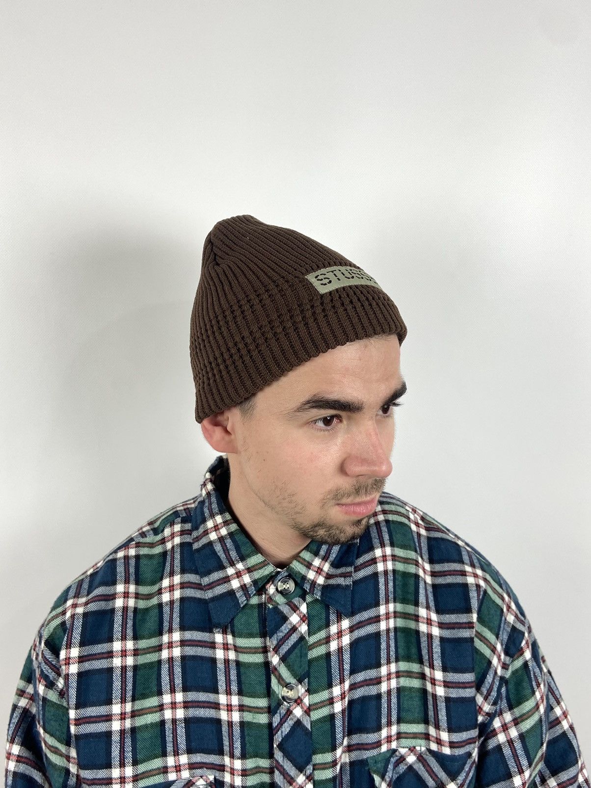 Stussy Vintage Stussy Beanie Brown Hats Made In USA Size ONE SIZE - 3 Thumbnail