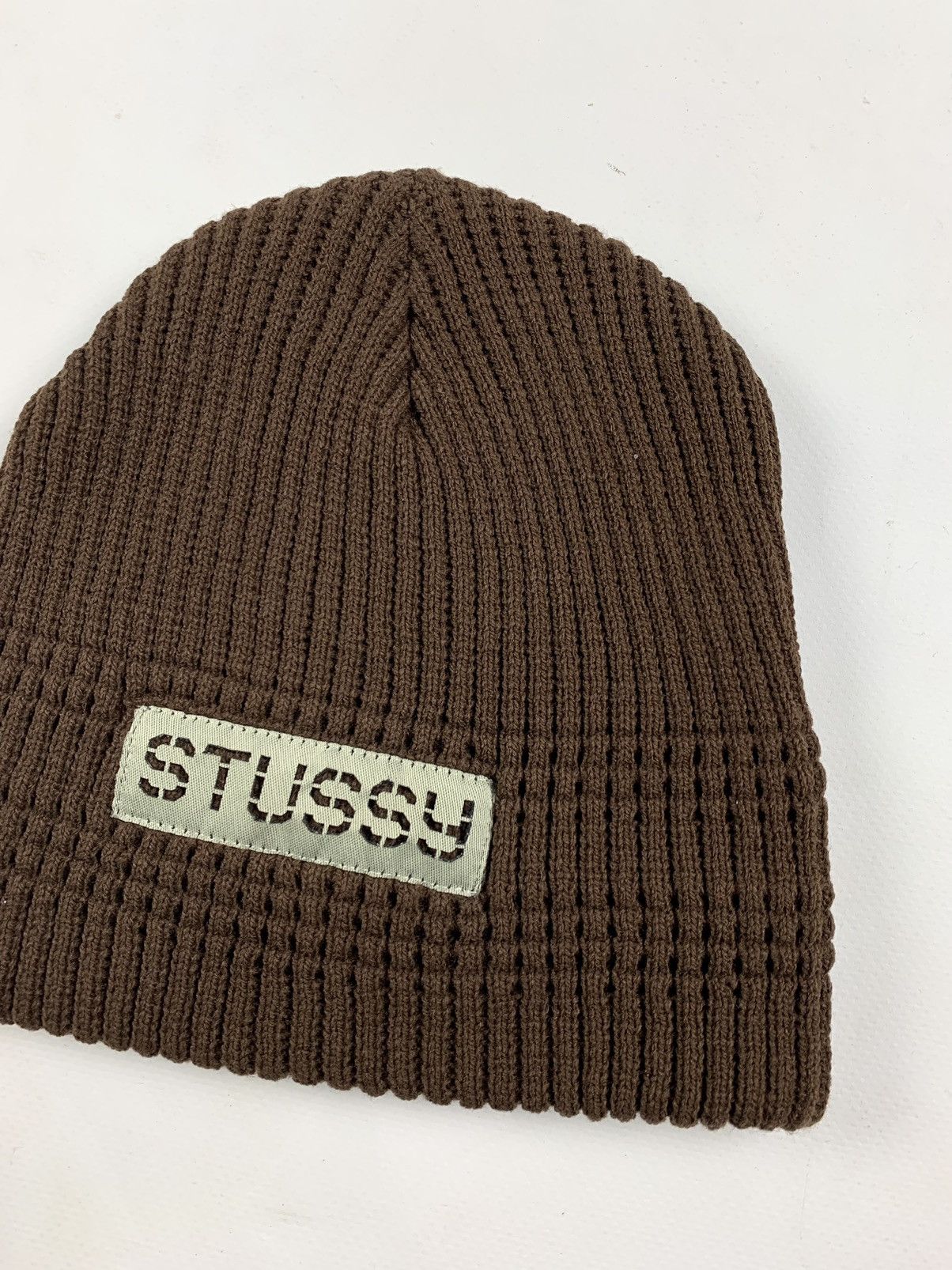 Stussy Vintage Stussy Beanie Brown Hats Made In USA Size ONE SIZE - 5 Thumbnail