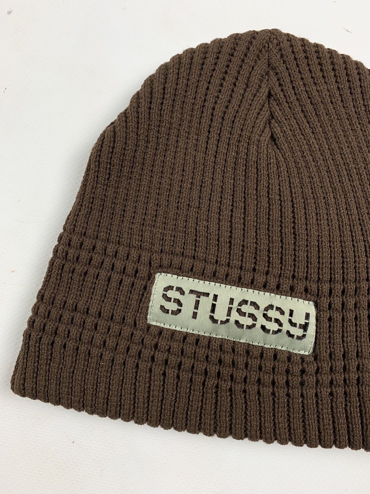 Stussy Vintage Stussy Beanie Brown Hats Made In USA Size ONE SIZE - 6 Thumbnail