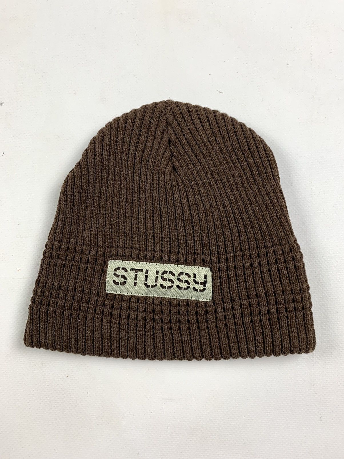 Stussy Vintage Stussy Beanie Brown Hats Made In USA Size ONE SIZE - 2 Thumbnail