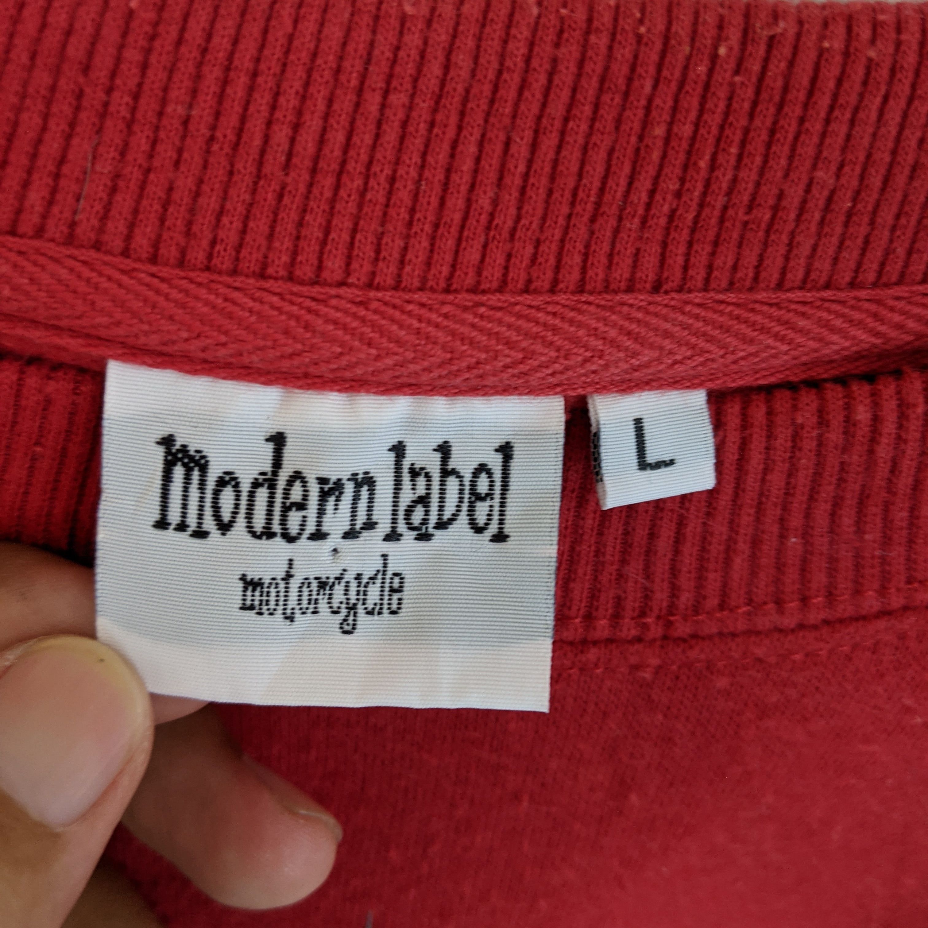 Japanese Brand MODERN LABEL Motorcycle Gangster Dragon Big Logo Sweatshirt Size US L / EU 52-54 / 3 - 12 Thumbnail