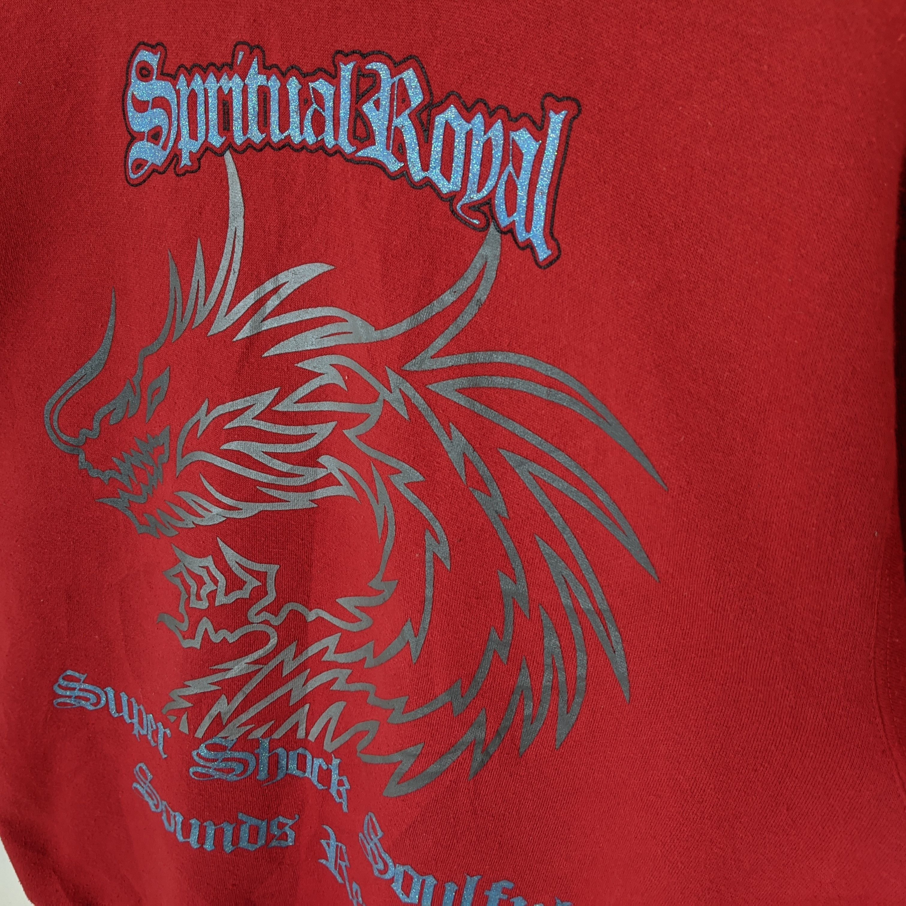 Japanese Brand MODERN LABEL Motorcycle Gangster Dragon Big Logo Sweatshirt Size US L / EU 52-54 / 3 - 9 Thumbnail