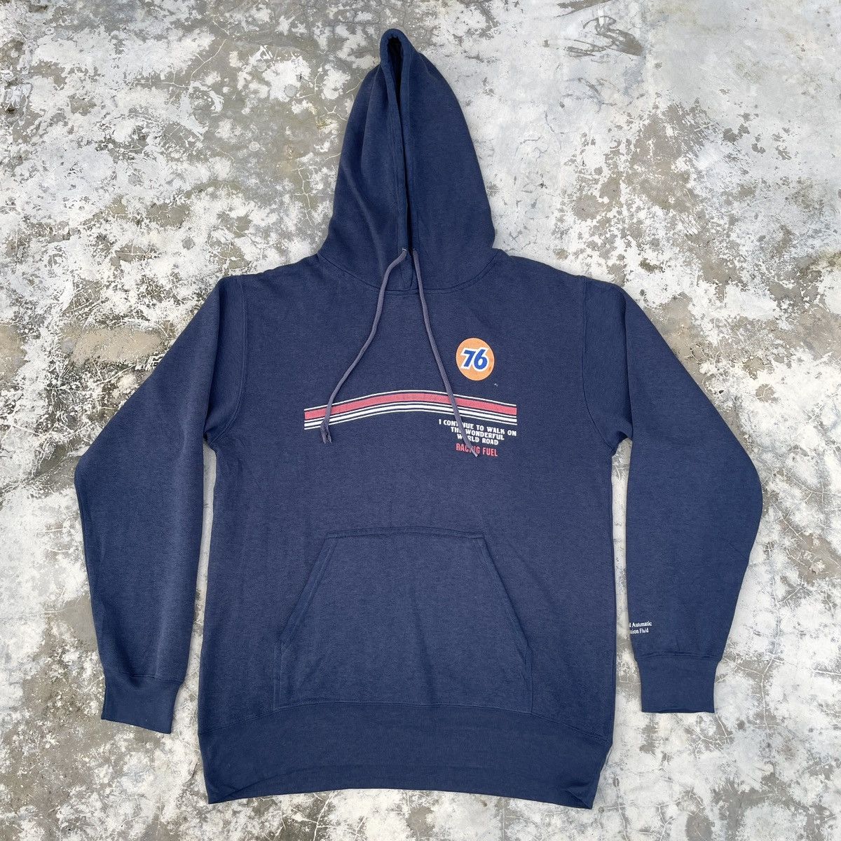 Japanese Brand × Sports Specialties Vintage Seventy Six Racing Fuel Hoodie Jacket Size US M / EU 48-50 / 2 - 2 Thumbnail
