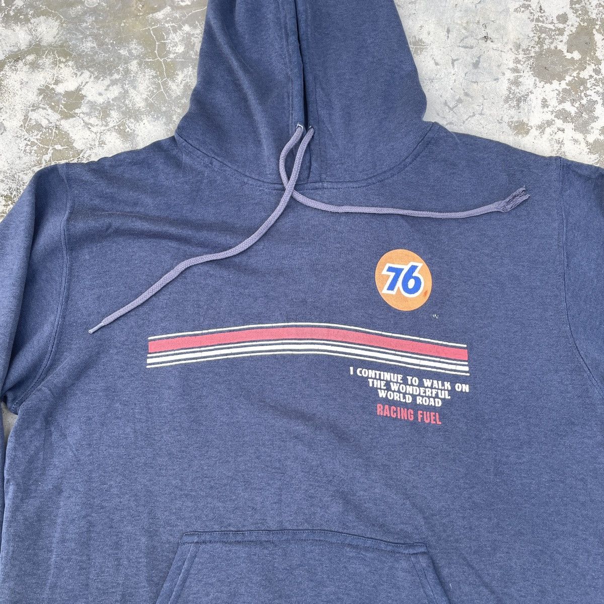 Japanese Brand × Sports Specialties Vintage Seventy Six Racing Fuel Hoodie Jacket Size US M / EU 48-50 / 2 - 6 Thumbnail