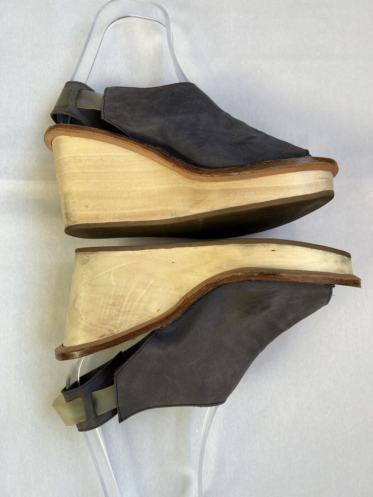 Marithe + Francois Girbaud Marithe Francois Girbaud Sandals Leather Gray Size 38 Size US 8 / IT 38 - 8 Thumbnail