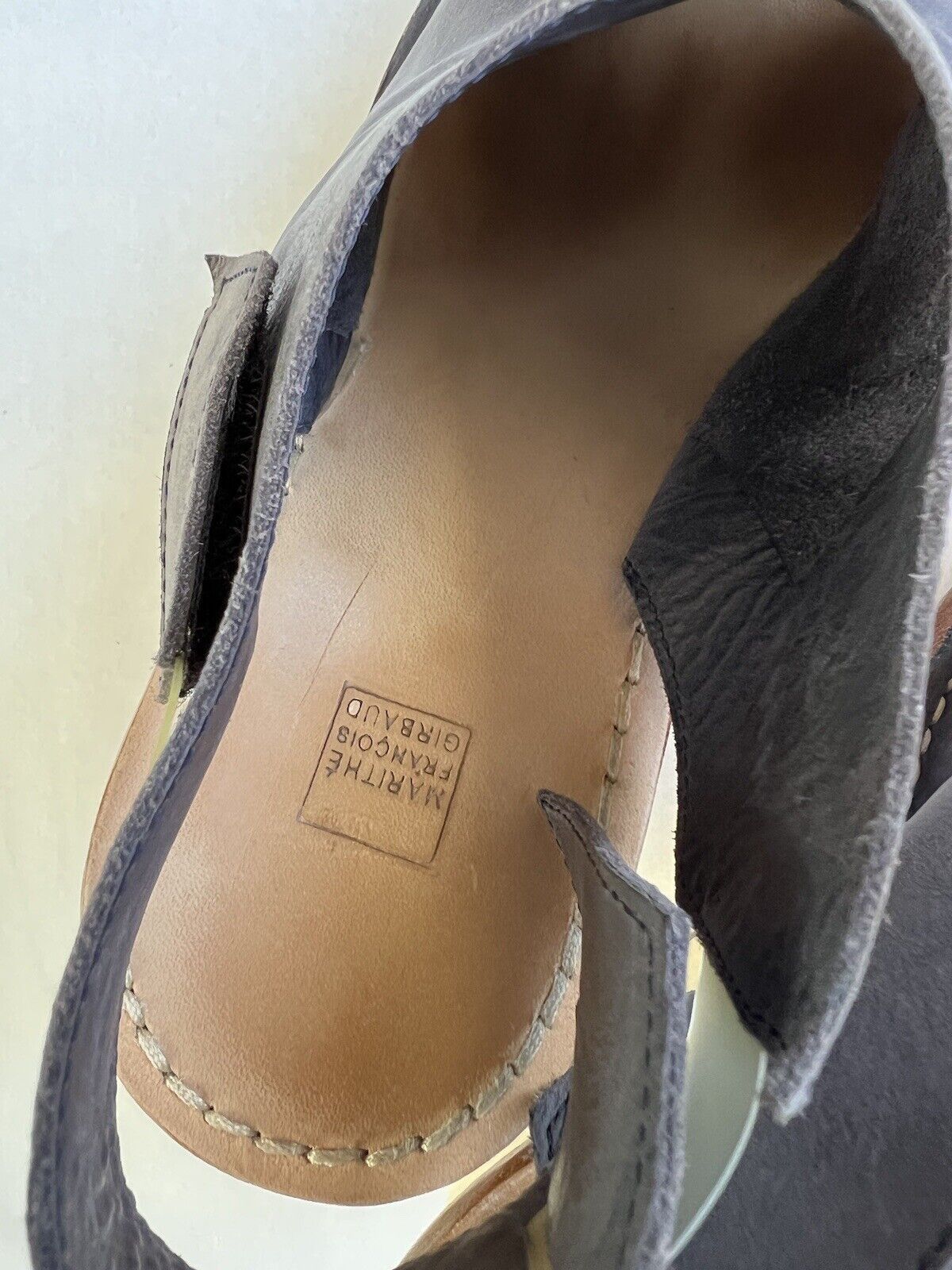 Marithe + Francois Girbaud Marithe Francois Girbaud Sandals Leather Gray Size 38 Size US 8 / IT 38 - 12 Thumbnail