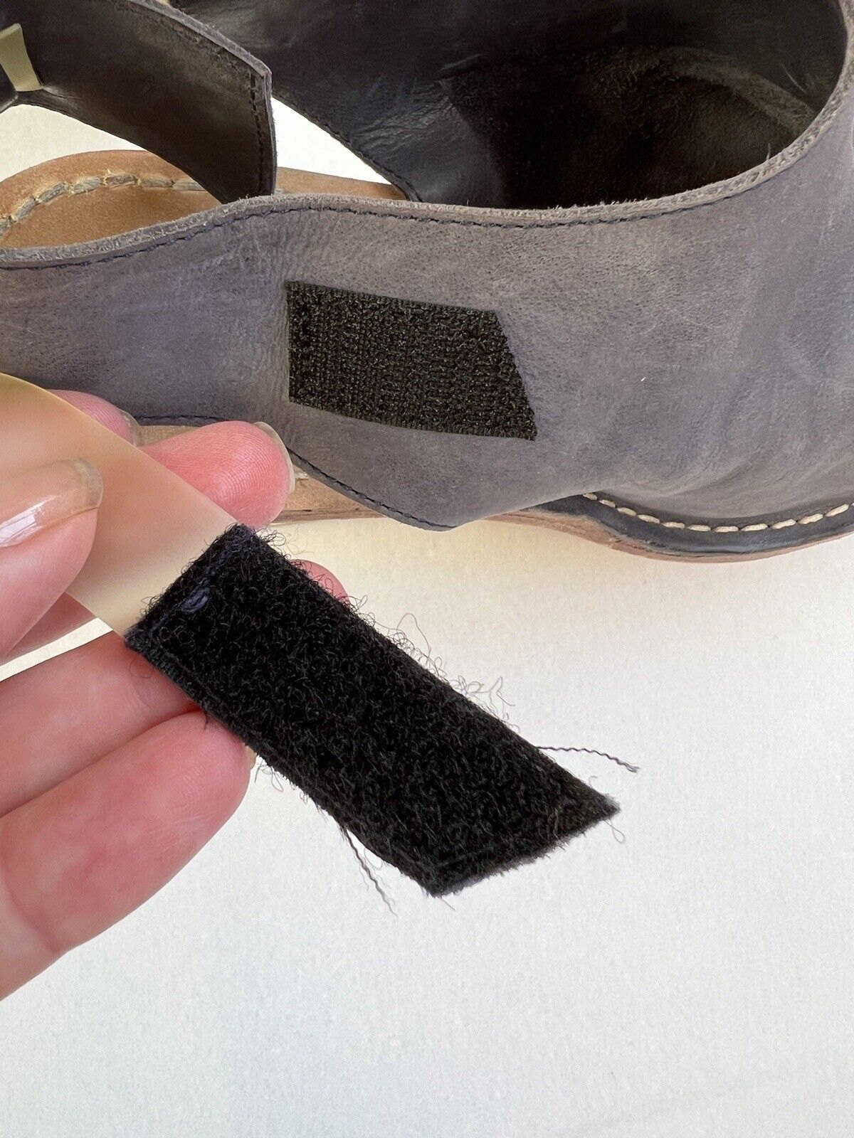 Marithe + Francois Girbaud Marithe Francois Girbaud Sandals Leather Gray Size 38 Size US 8 / IT 38 - 15 Thumbnail