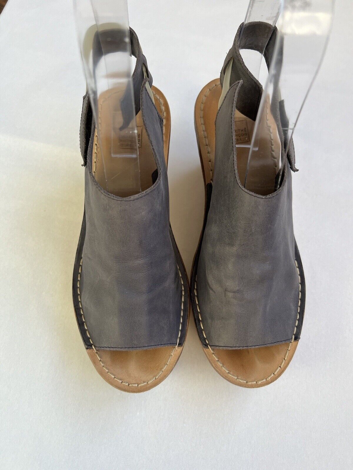 Marithe + Francois Girbaud Marithe Francois Girbaud Sandals Leather Gray Size 38 Size US 8 / IT 38 - 2 Thumbnail