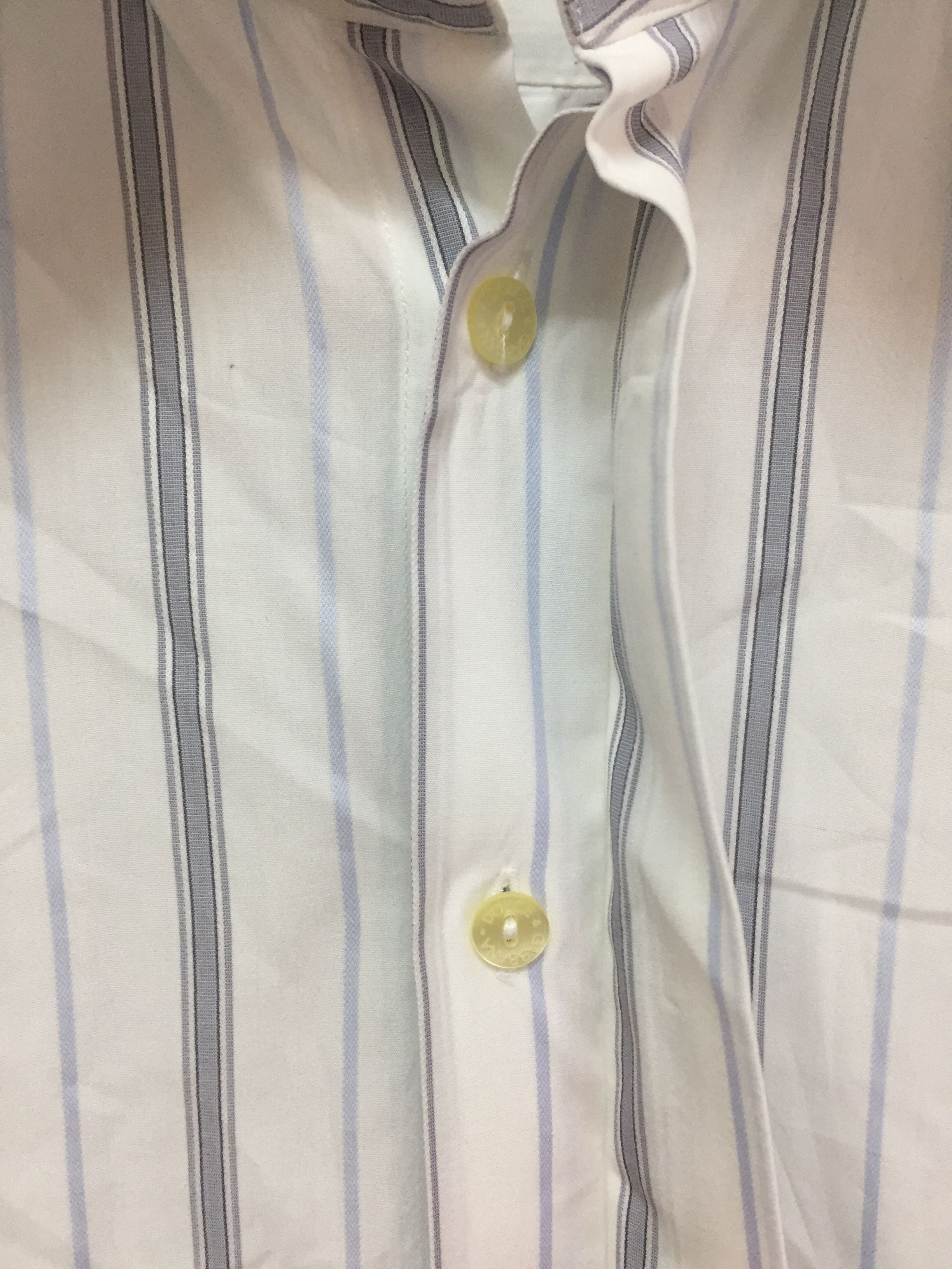 Dolce & Gabbana stripe button up shirt Size US S / EU 44-46 / 1 - 5 Thumbnail