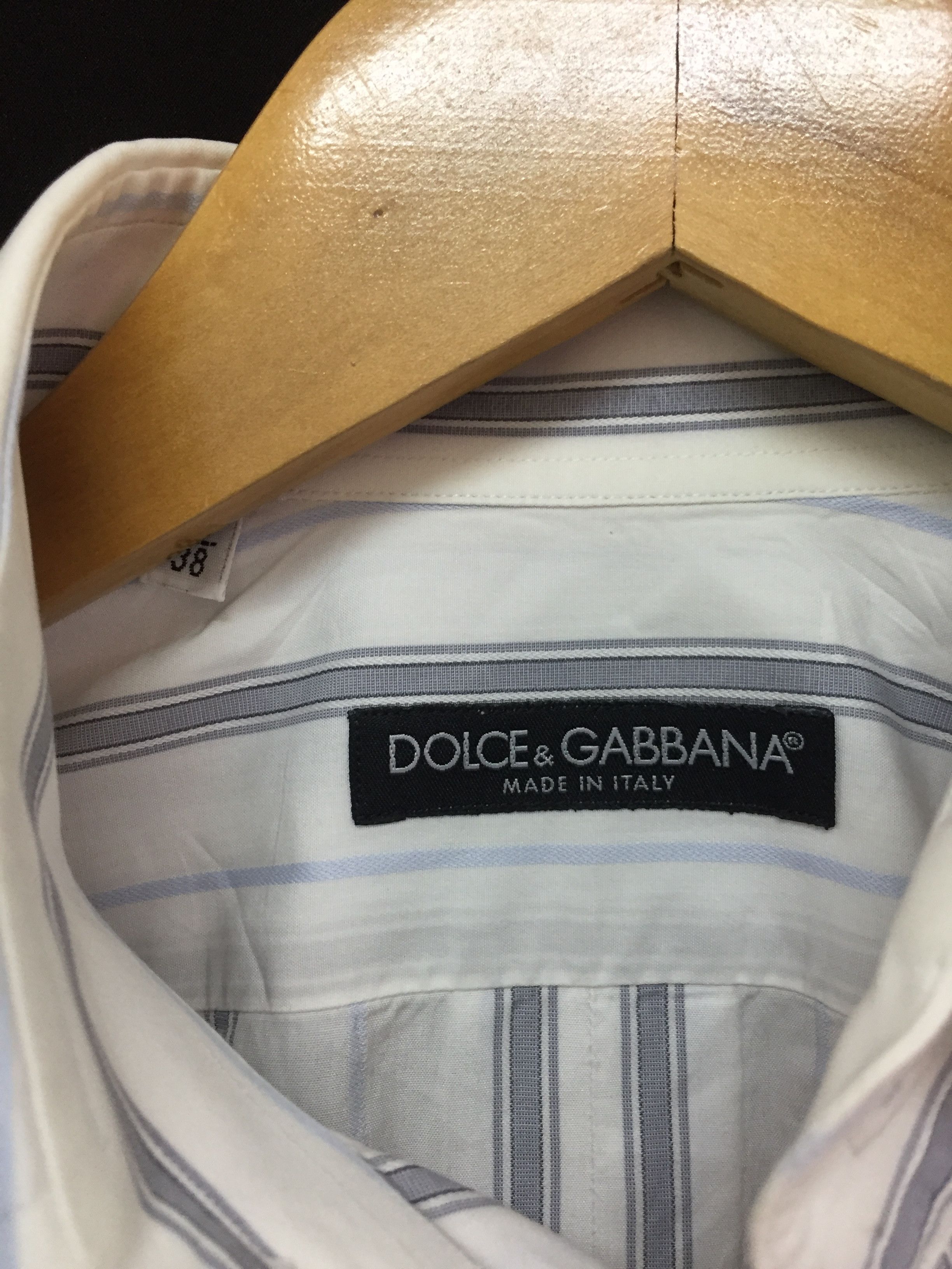 Dolce & Gabbana stripe button up shirt Size US S / EU 44-46 / 1 - 8 Thumbnail