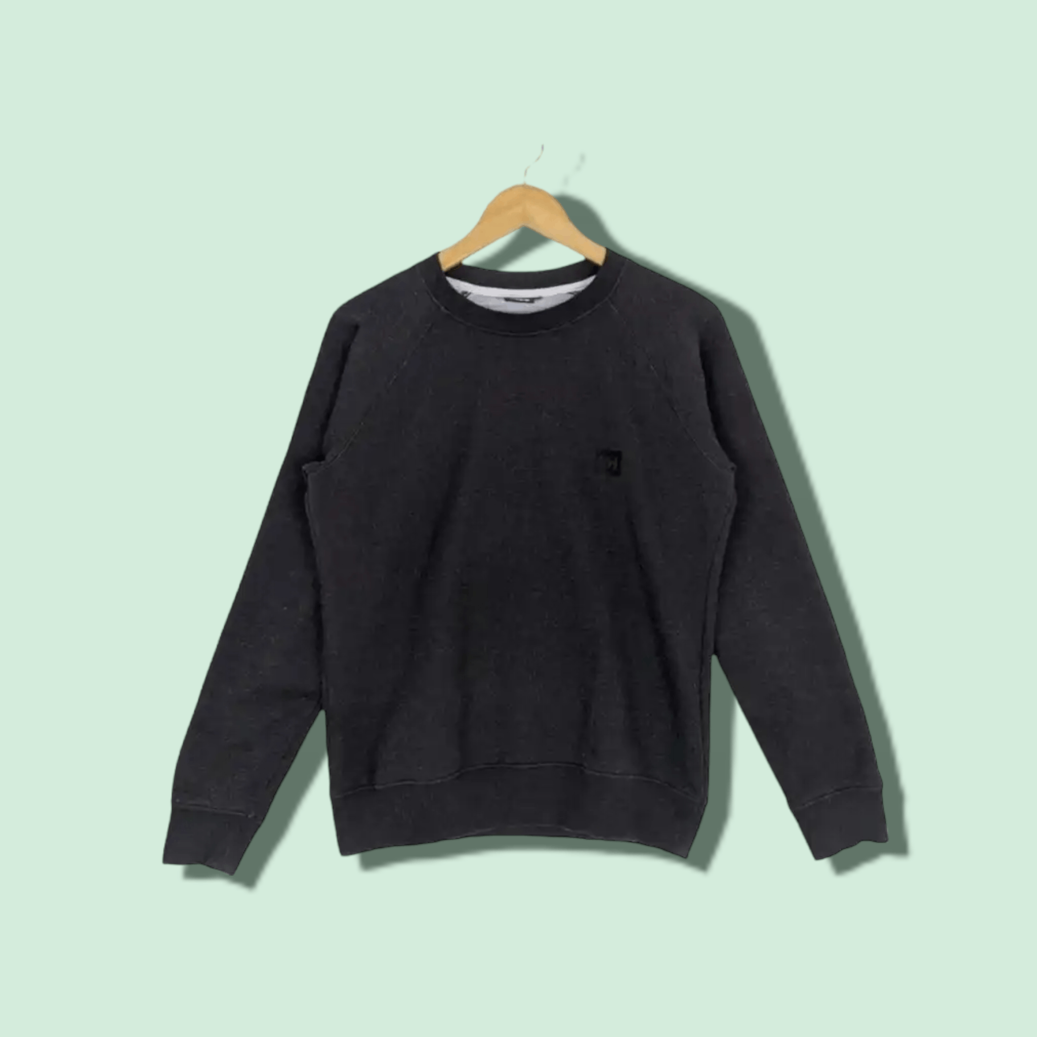 Helly Hansen HELLY HANSEN Black Plain Sweatshirt Jumper Size US L / EU 52-54 / 3 - 1 Thumbnail