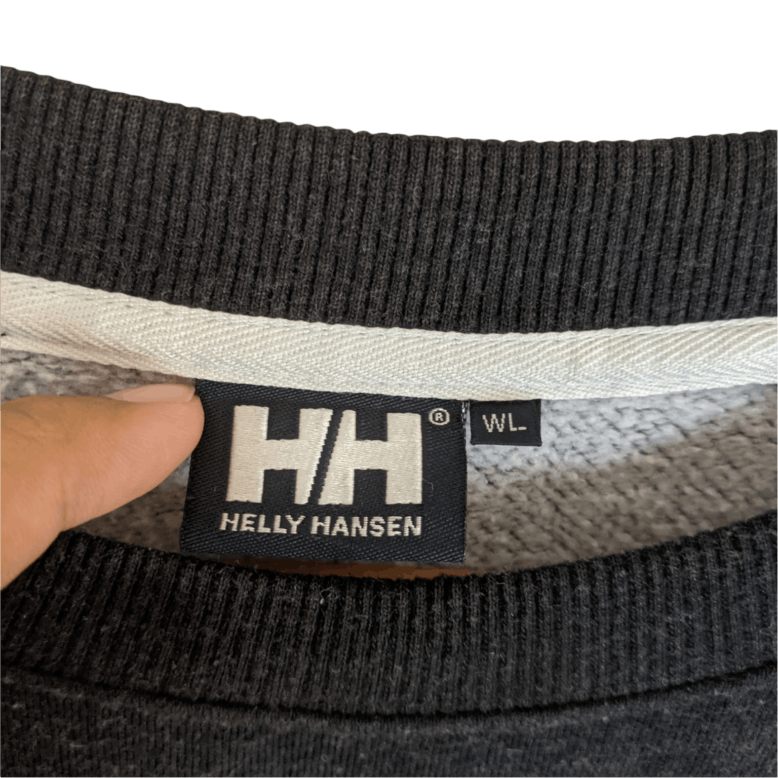 Helly Hansen HELLY HANSEN Black Plain Sweatshirt Jumper Size US L / EU 52-54 / 3 - 7 Thumbnail