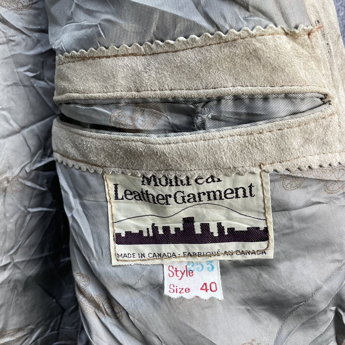 Vintage Montreal Leather Garment Blazer Coat Size US M / EU 48-50 / 2 - 6 Thumbnail