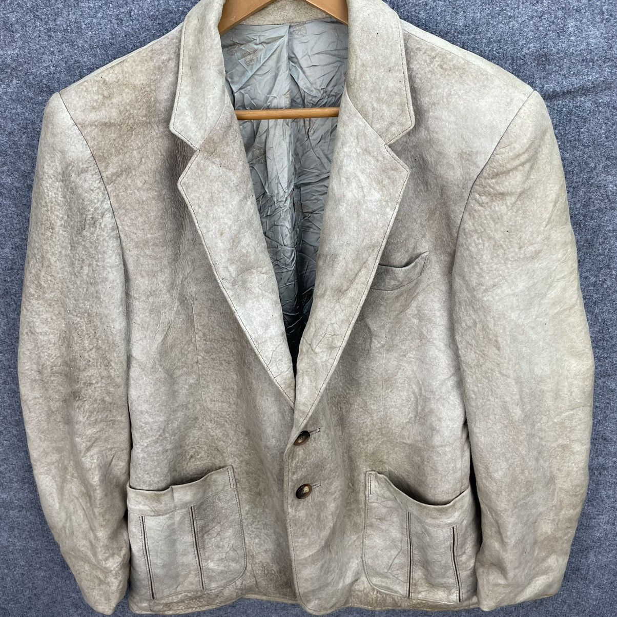 Vintage Montreal Leather Garment Blazer Coat Size US M / EU 48-50 / 2 - 3 Thumbnail