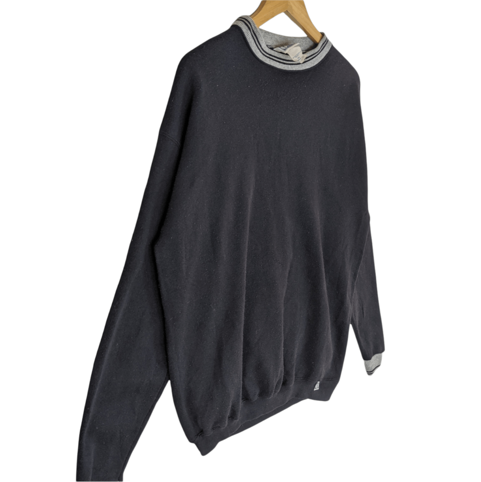 Vintage 90's DISCUSS ATHLETE Plain Sportswear Sweatshirt Jumper Size US L / EU 52-54 / 3 - 3 Thumbnail